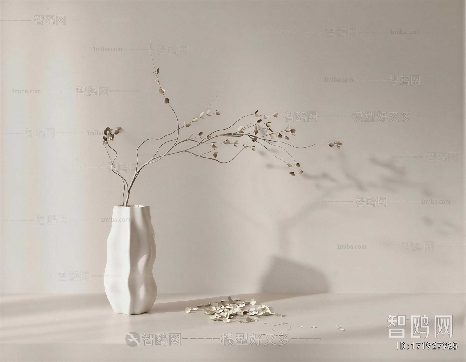 Wabi-sabi Style Dried Branch