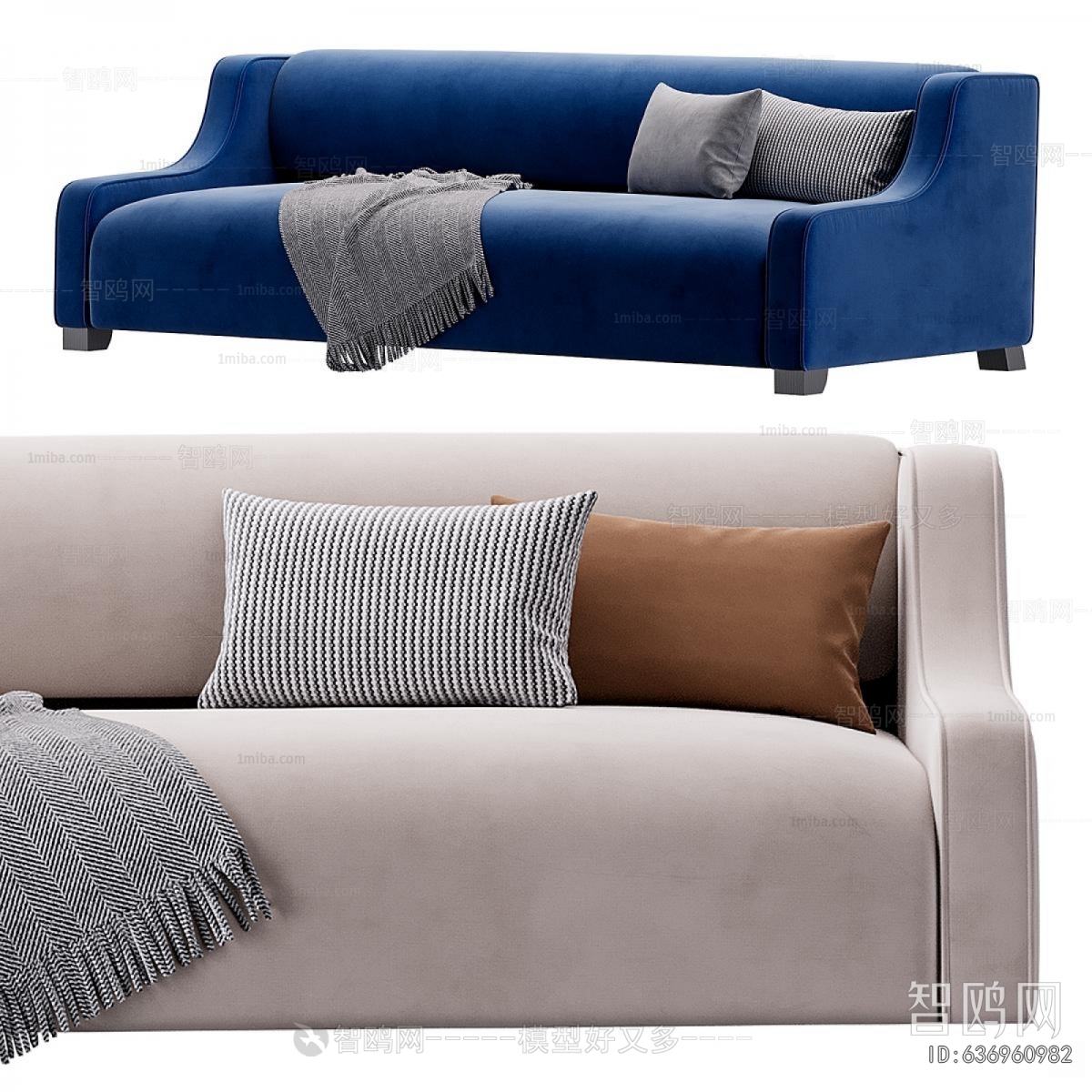 Modern Multi Person Sofa