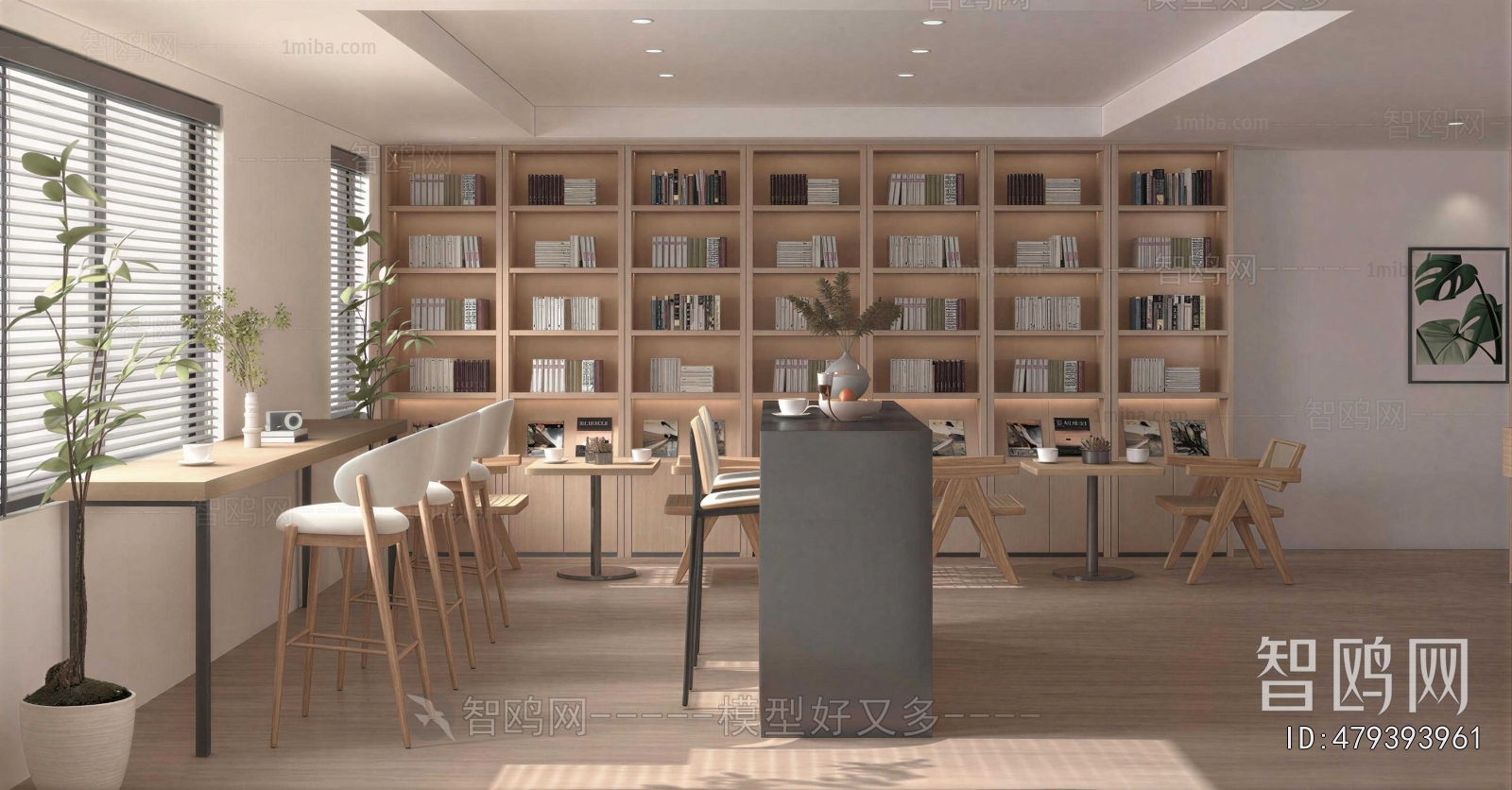 Modern Bookstore Book Bar