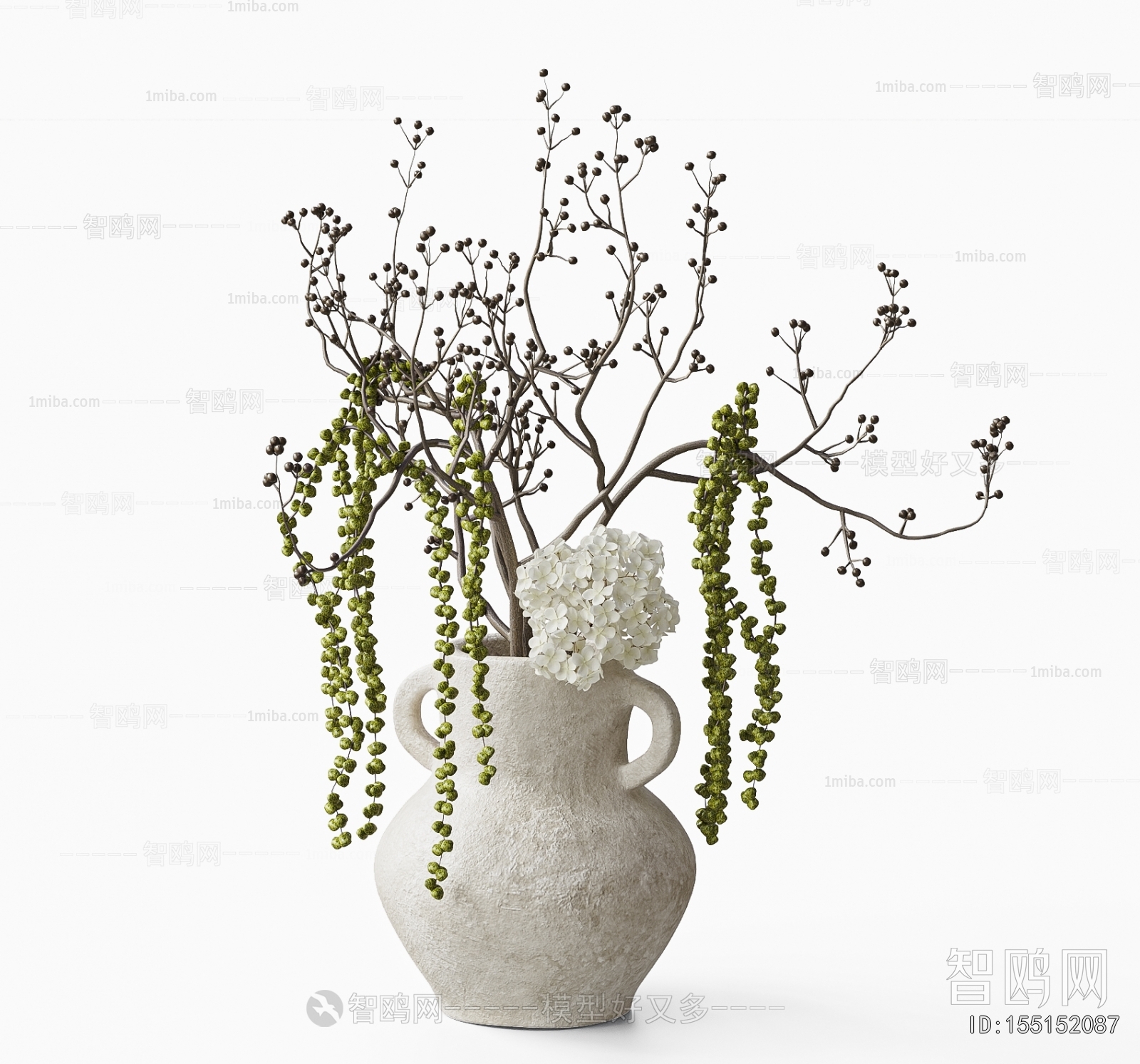 Wabi-sabi Style Dried Branch