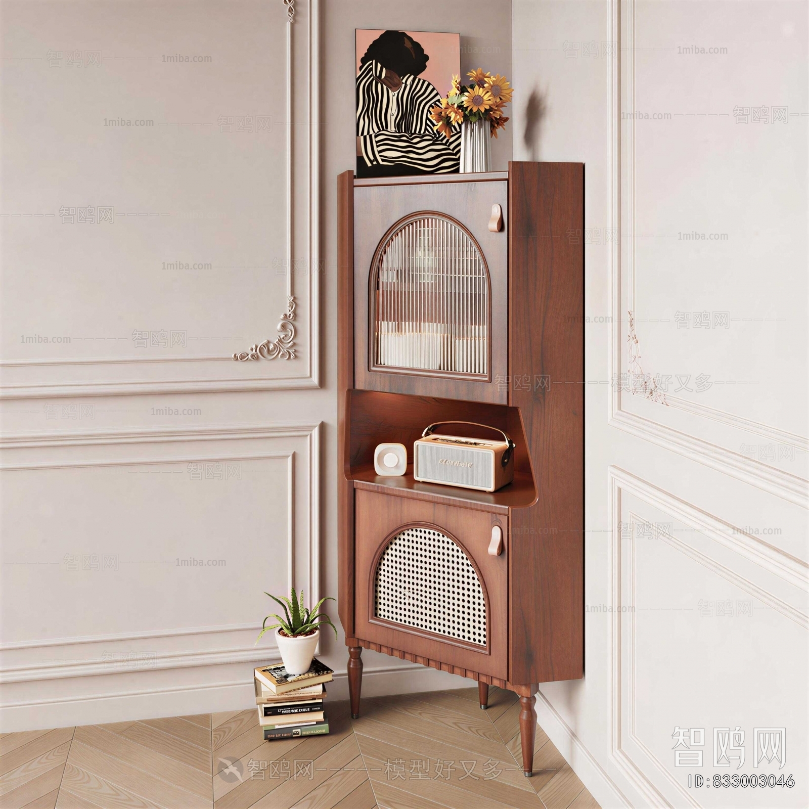 French Style Decorative Cabinet