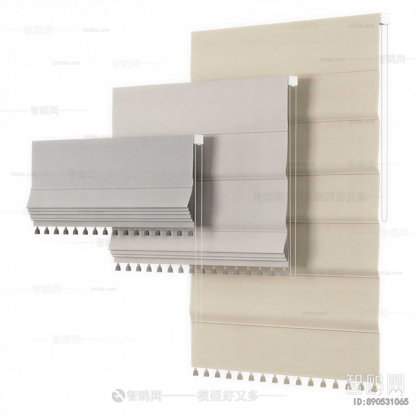 Modern Roman Curtain