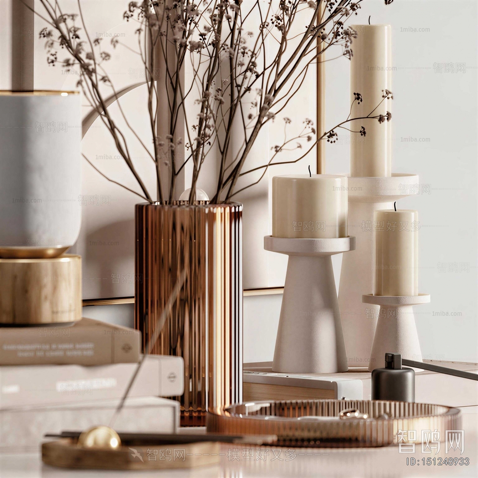 Wabi-sabi Style Decorative Set