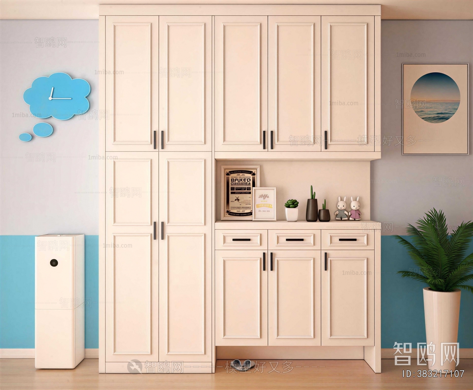 Nordic Style Shoe Cabinet