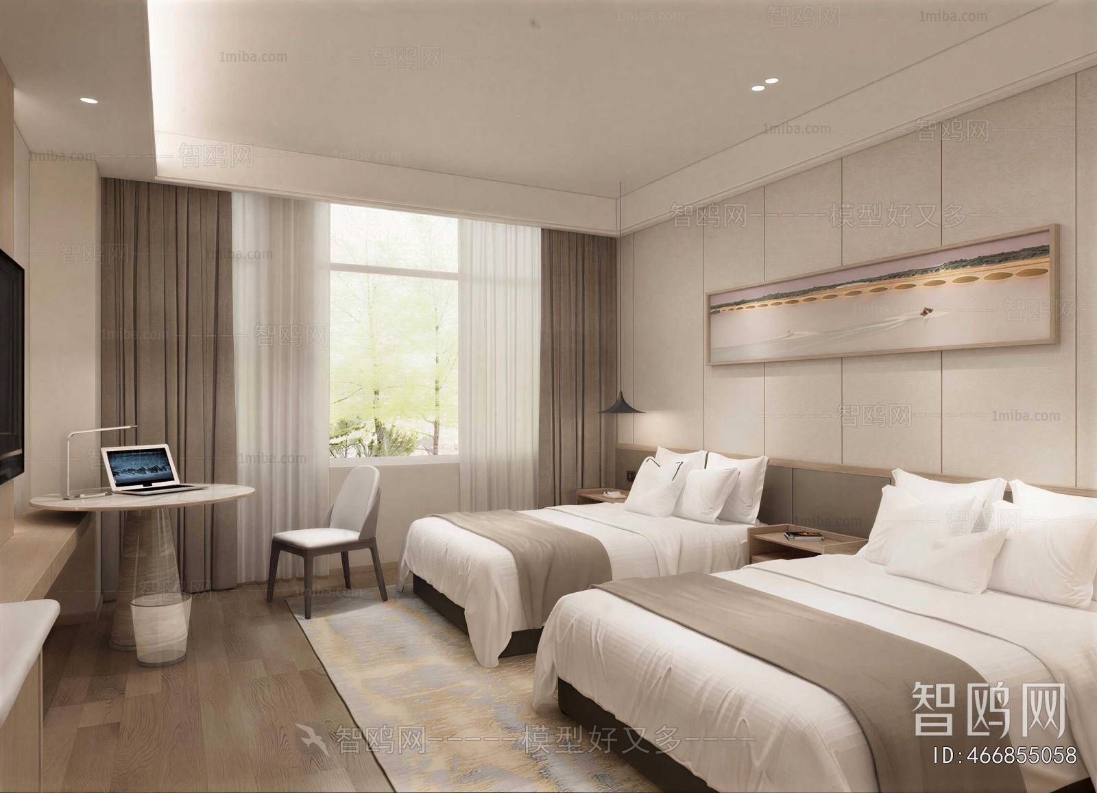 Modern Guest Room