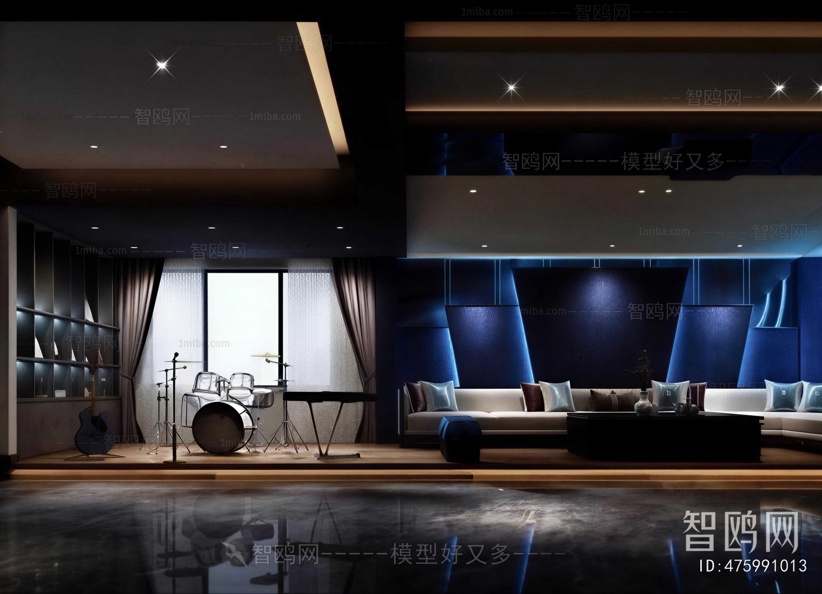 Modern Audiovisual Room