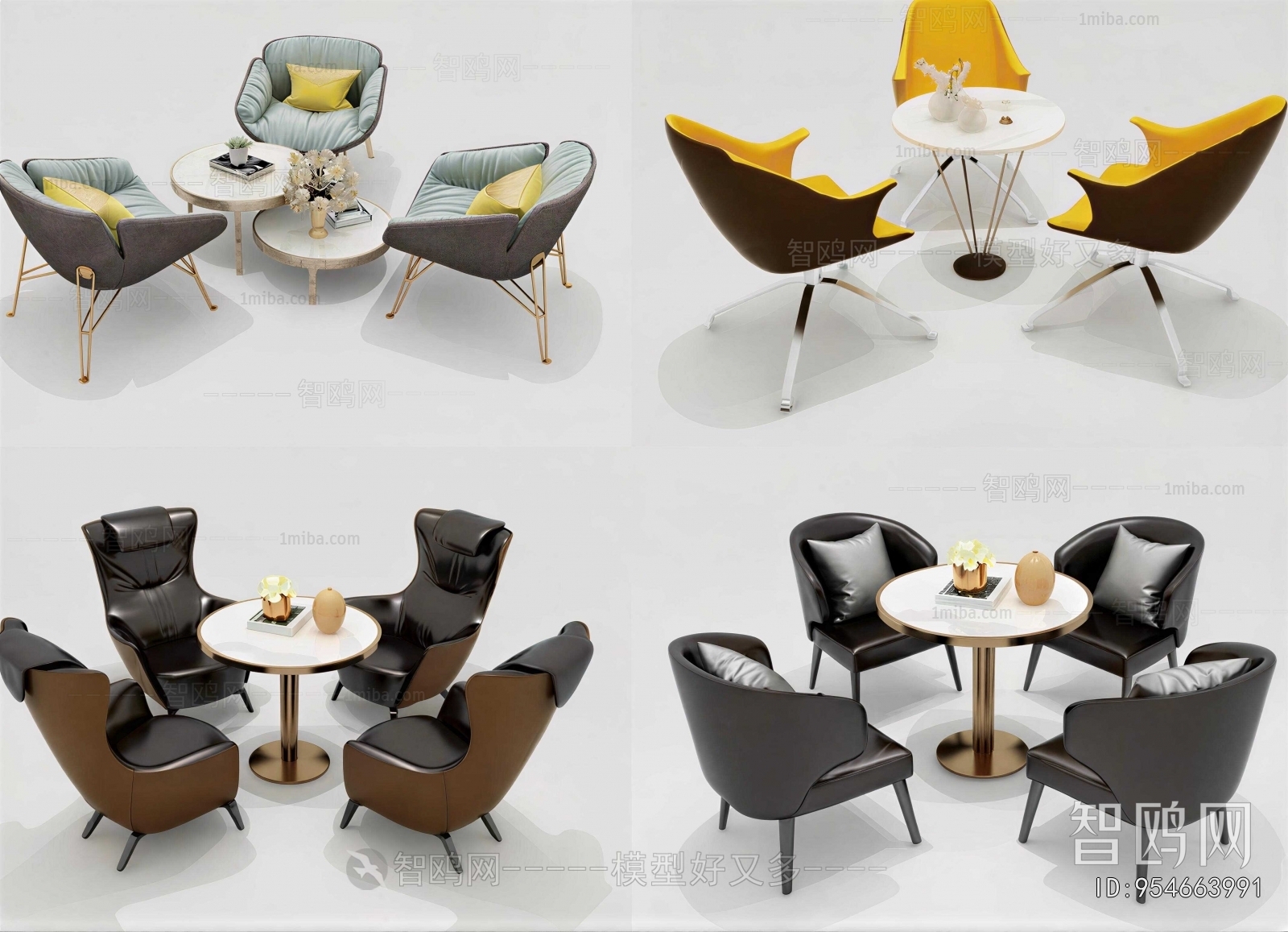Modern Leisure Table And Chair
