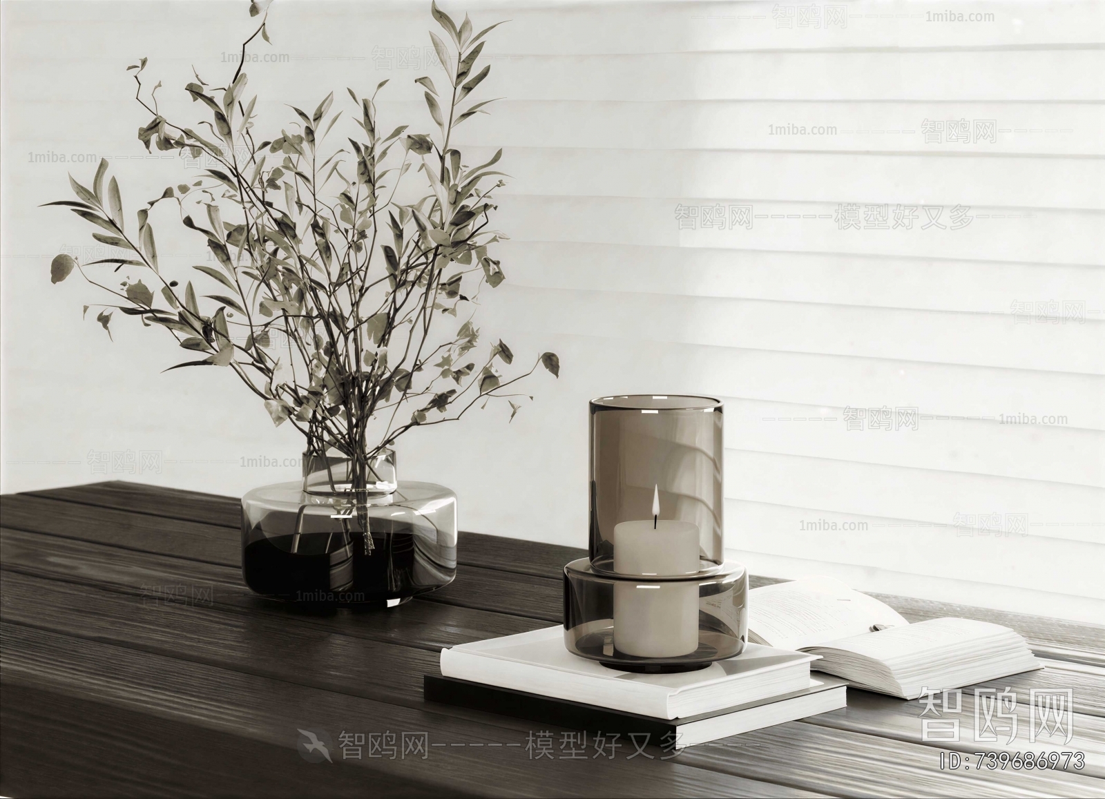 Modern Aquatic Green Plant