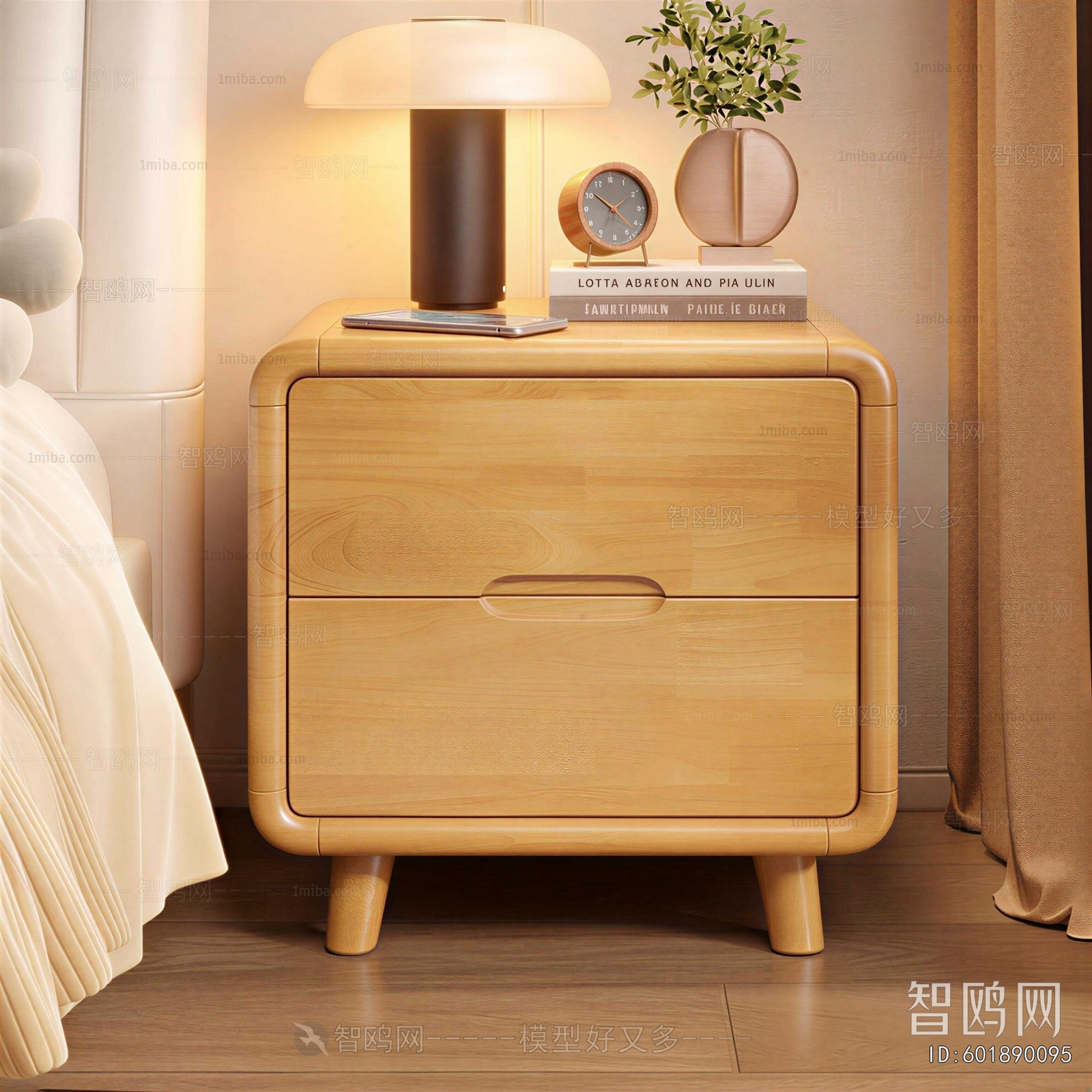 Modern Bedside Cupboard