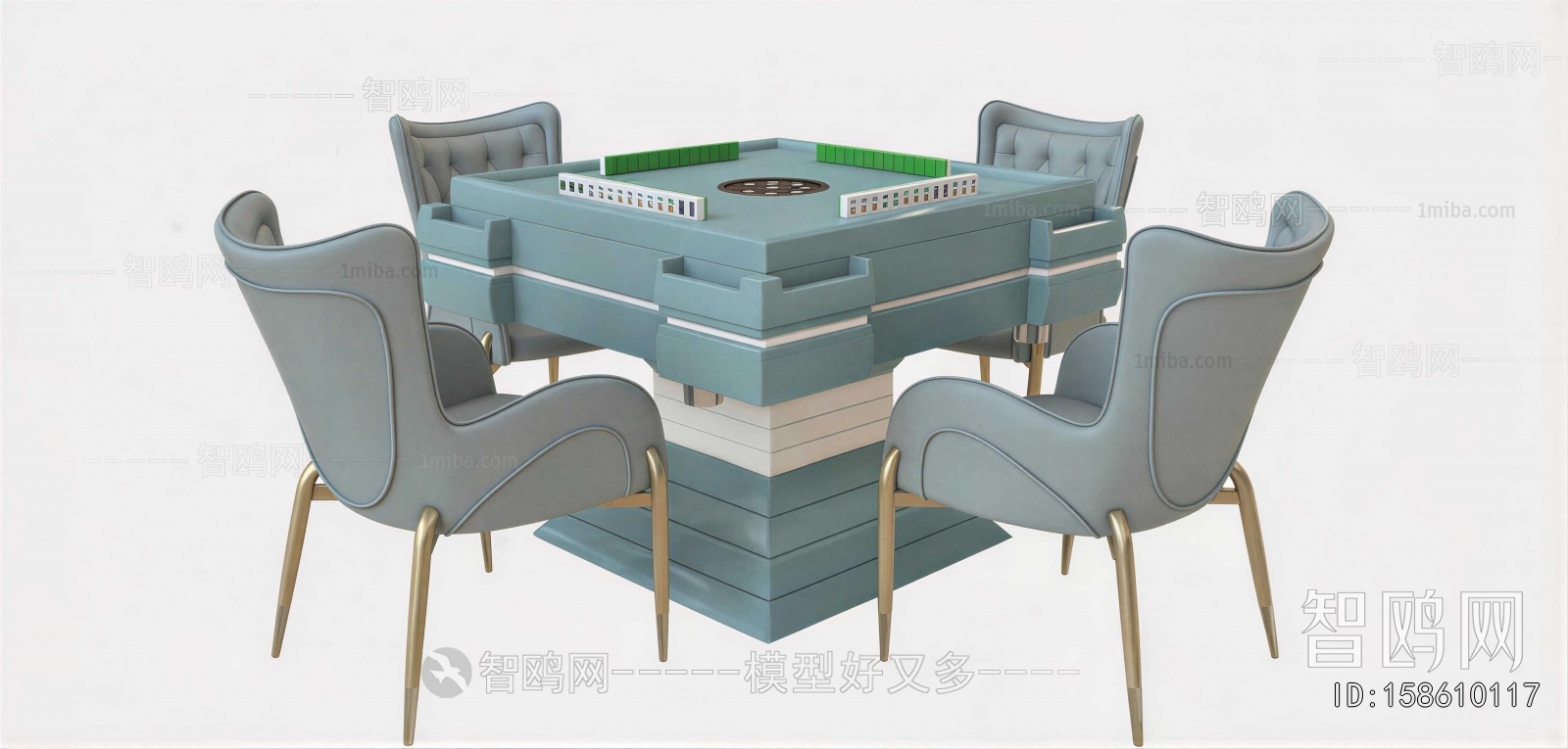 Modern Mahjong Tables And Chairs