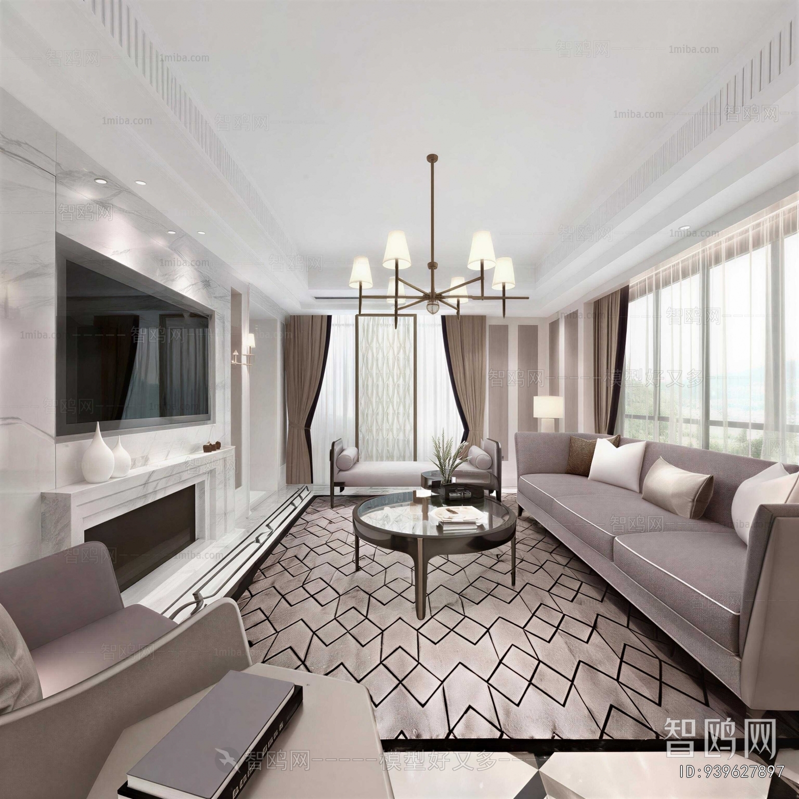New Classical Style A Living Room