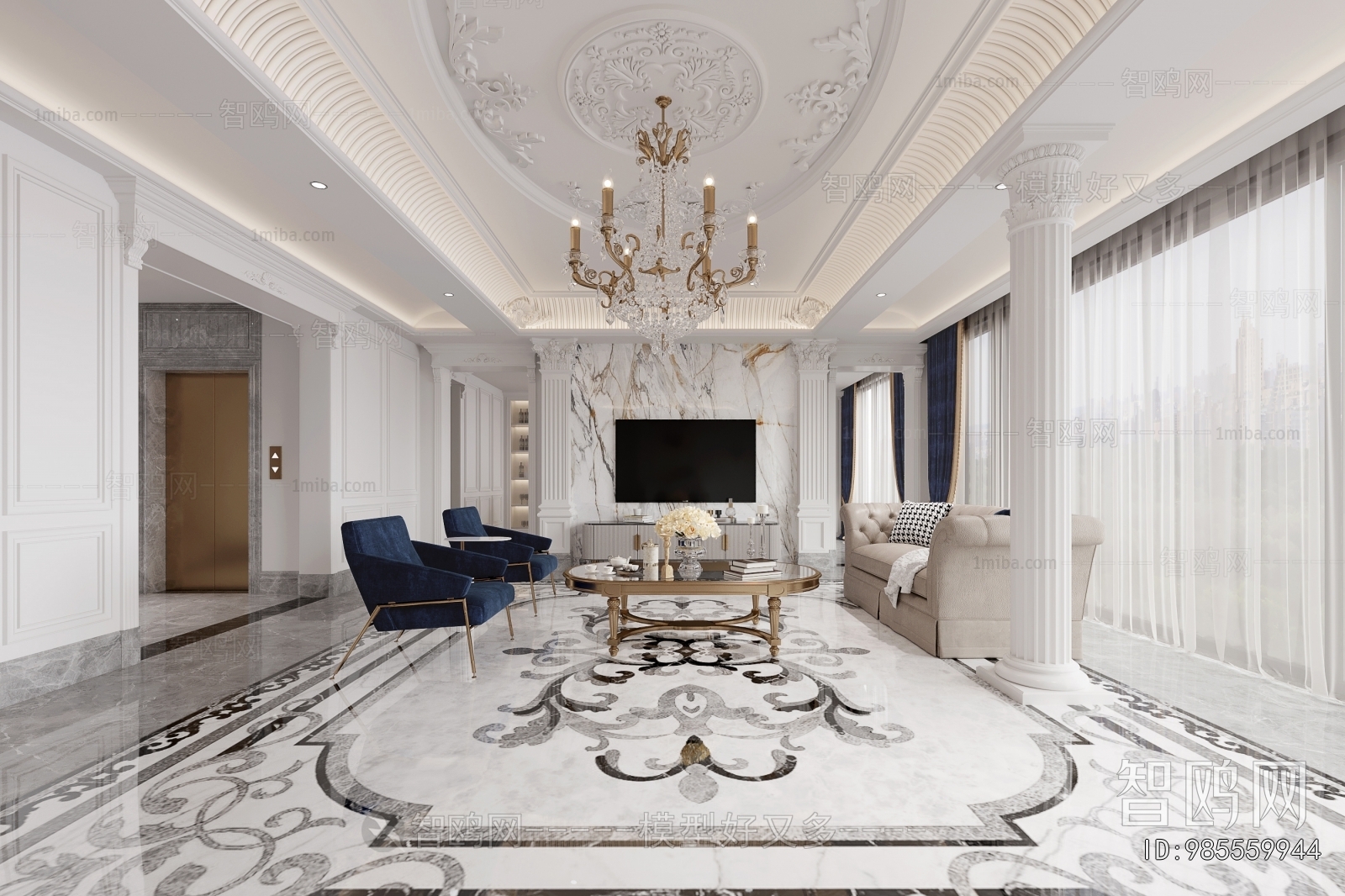 French Style A Living Room