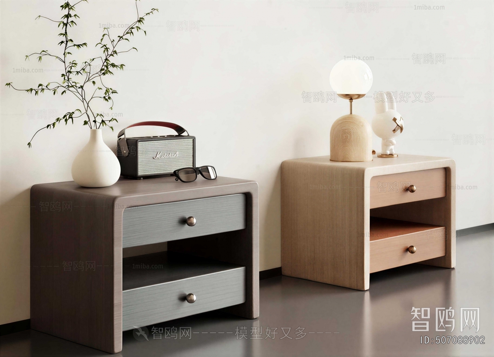 Modern Bedside Cupboard