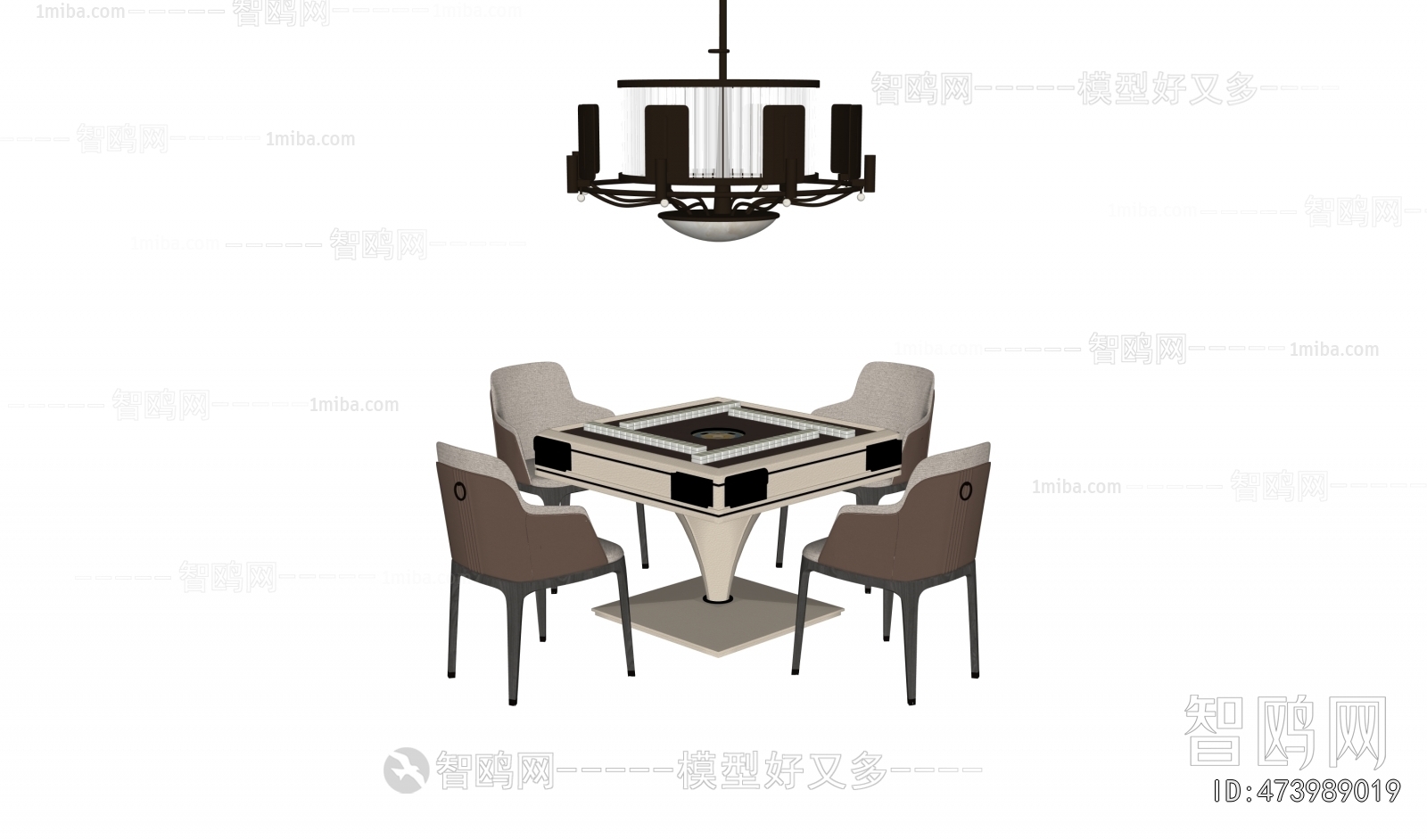 Modern Mahjong Tables And Chairs