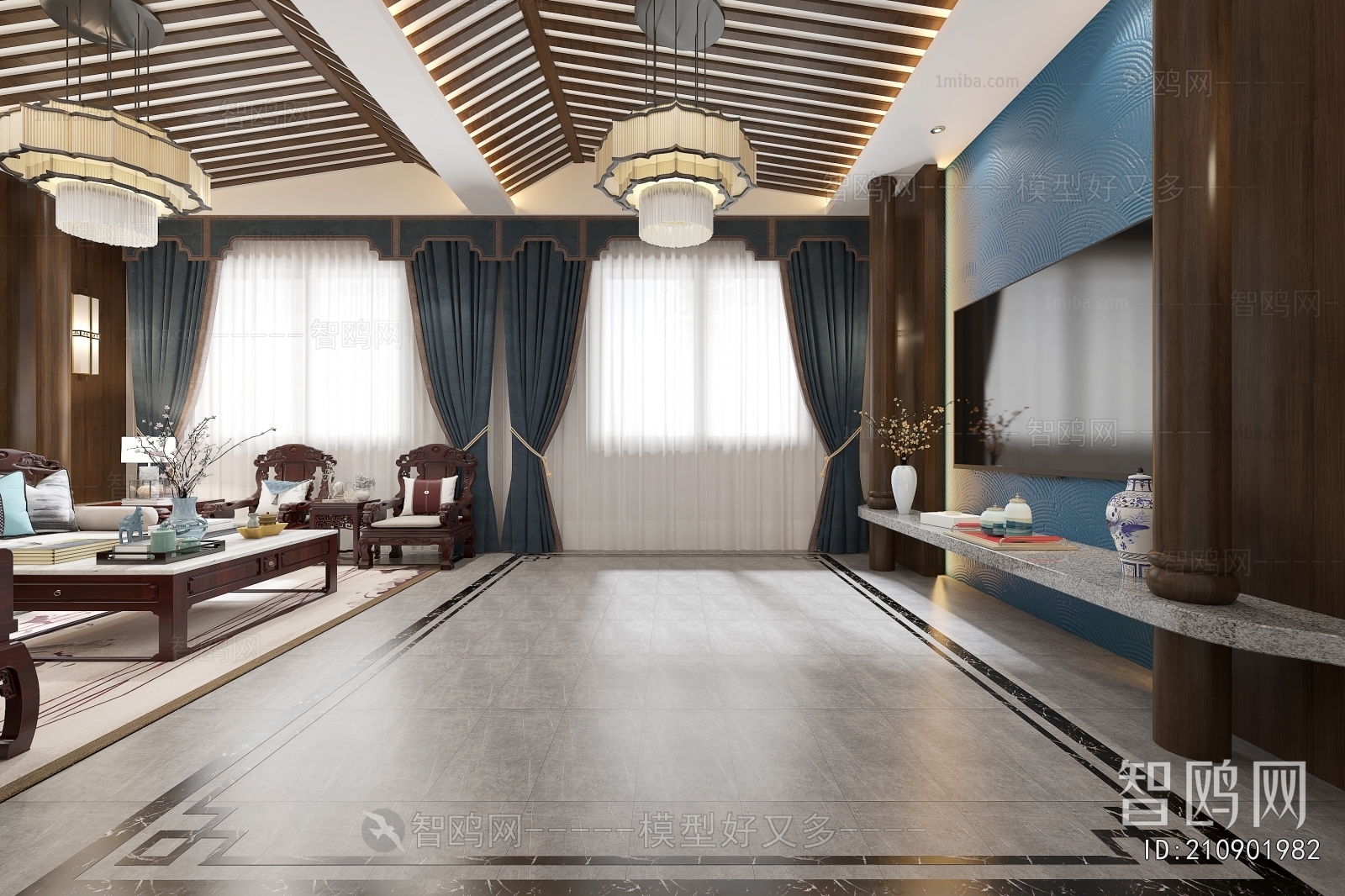 Chinese Style A Living Room