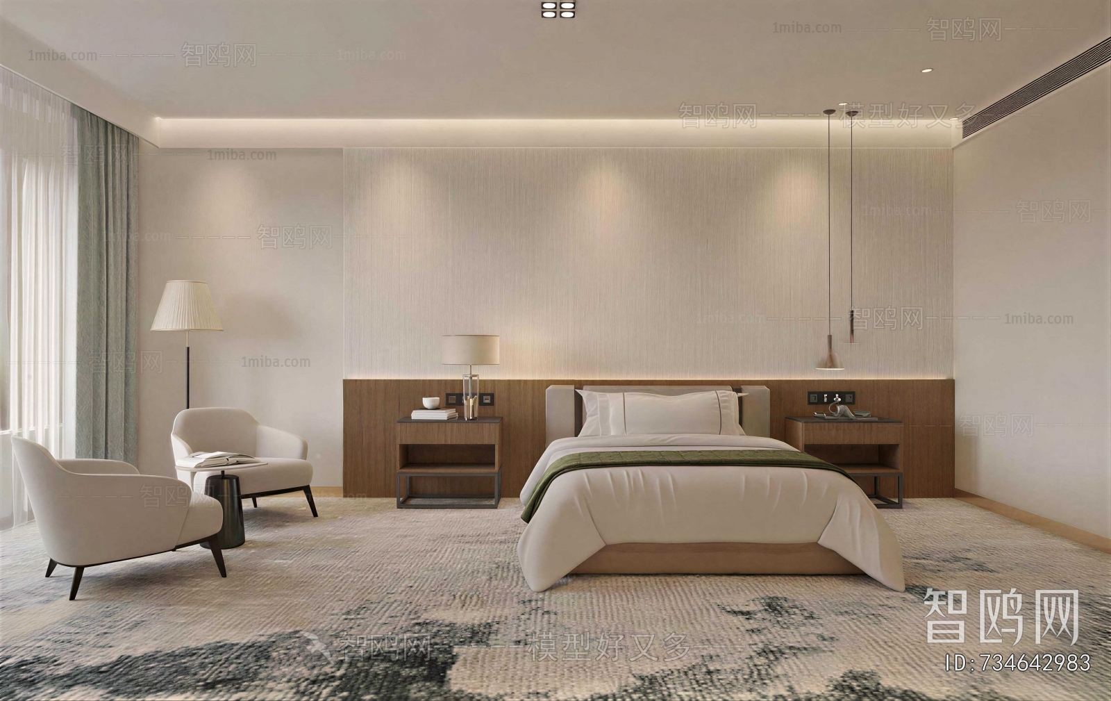Modern Guest Room