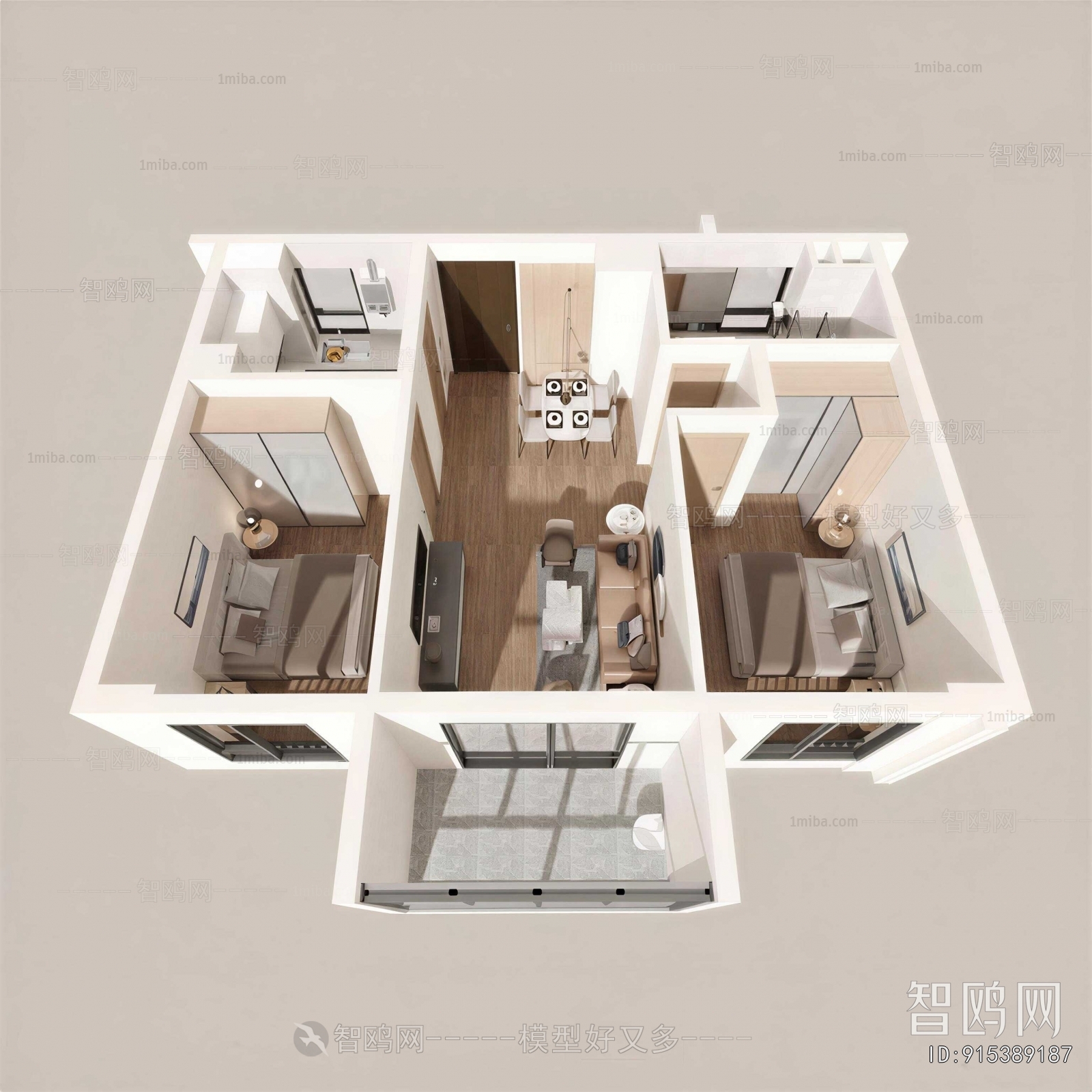 Modern A Bird's-eye View Of Home Decoration