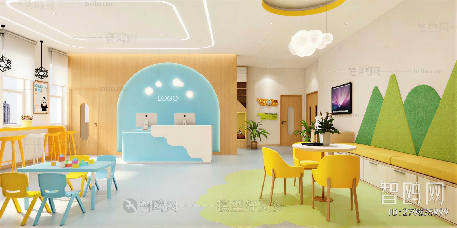 Modern Kindergarten Hall
