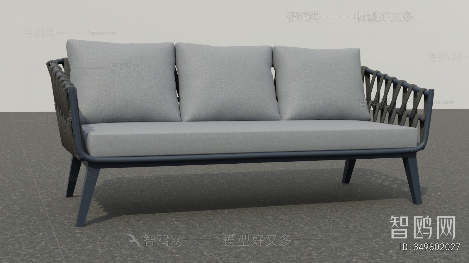 Modern Three-seat Sofa