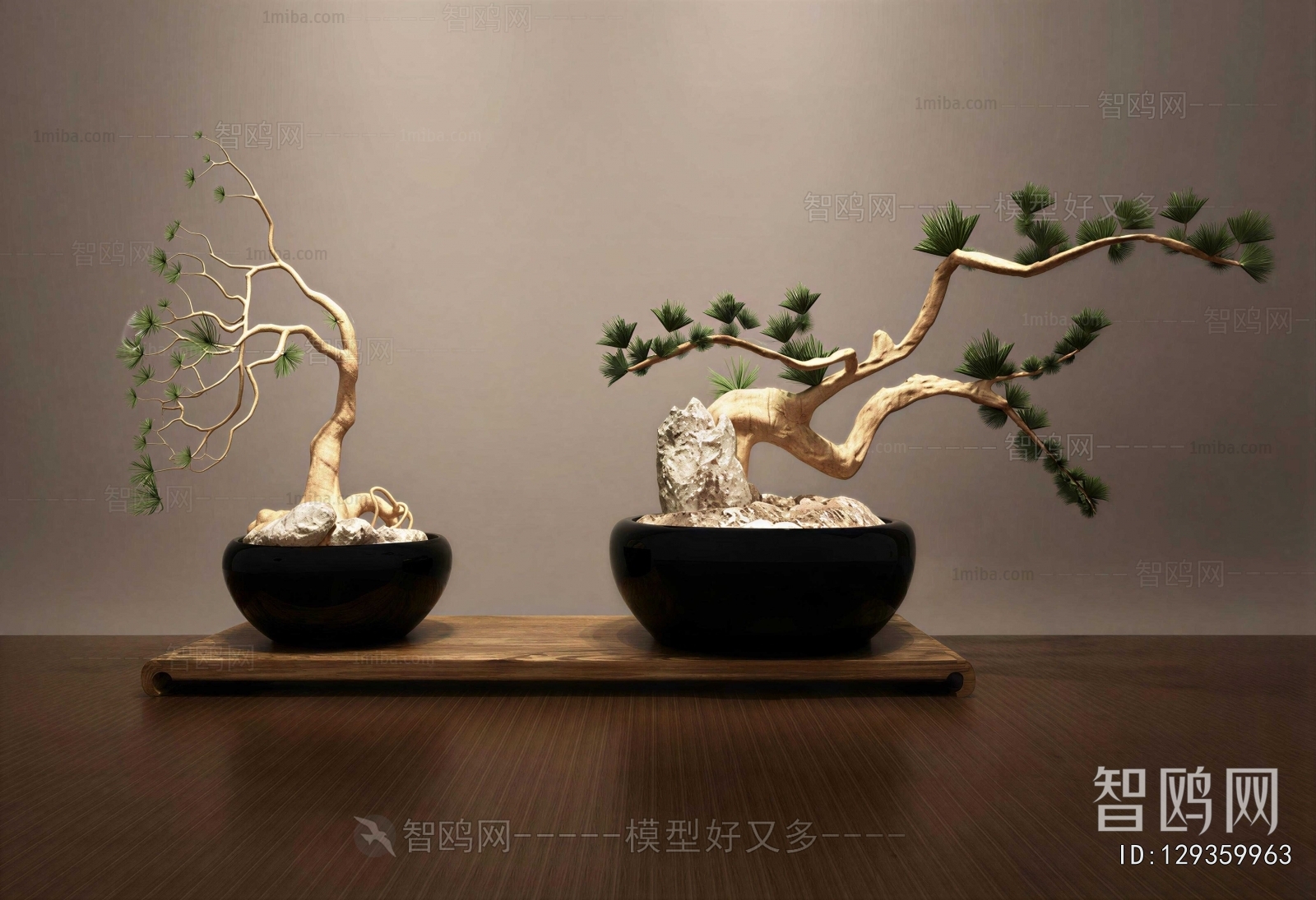 New Chinese Style Bonsai