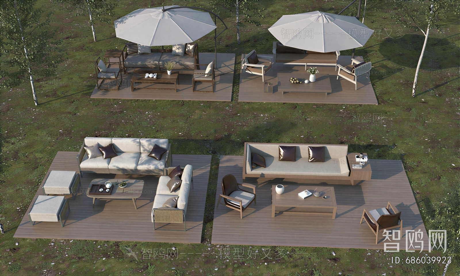 Modern Outdoor Sofa