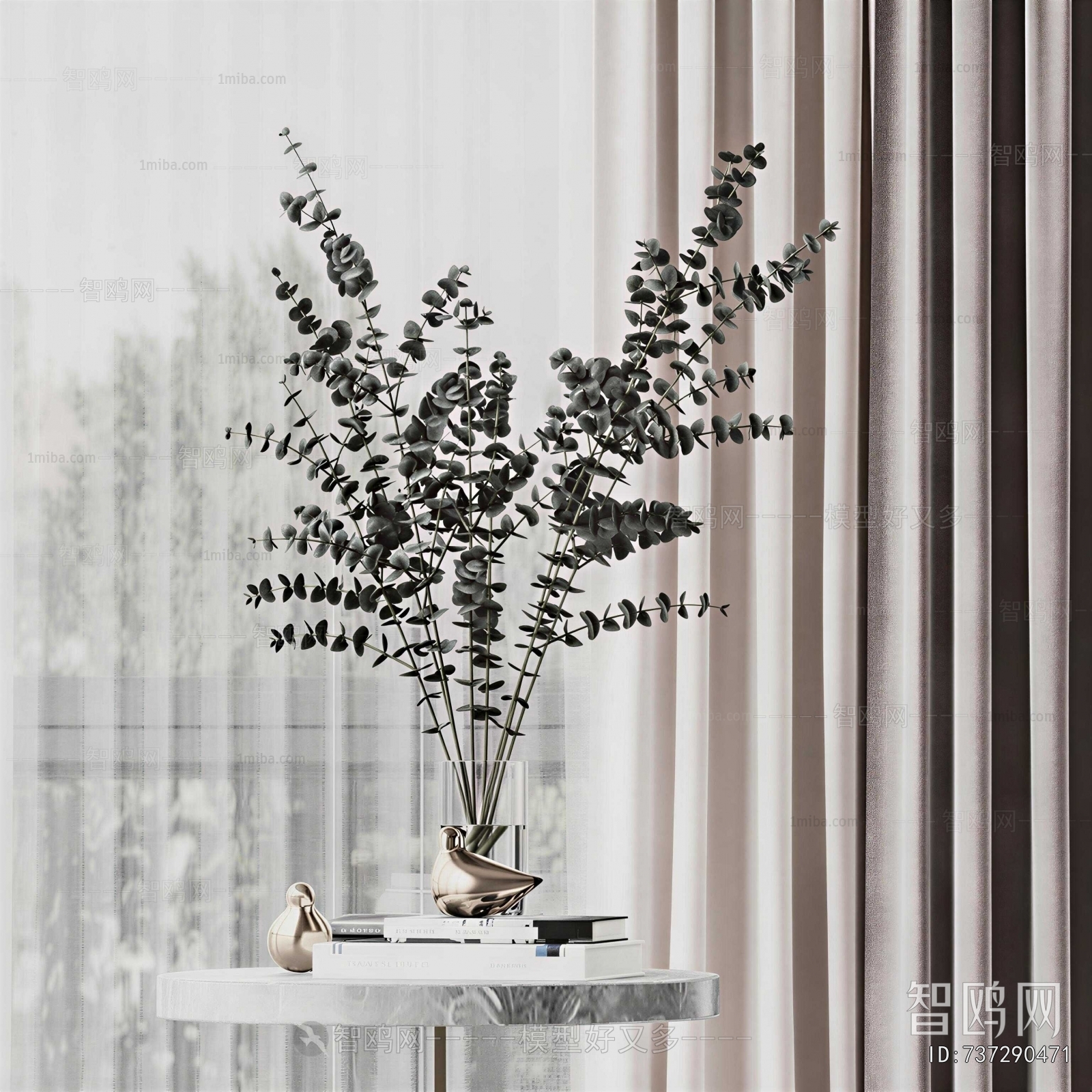 Modern Aquatic Green Plant