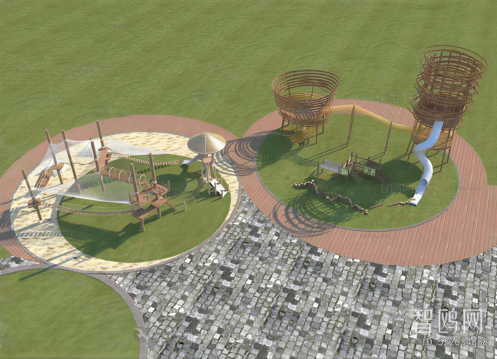 Modern Park Landscape
