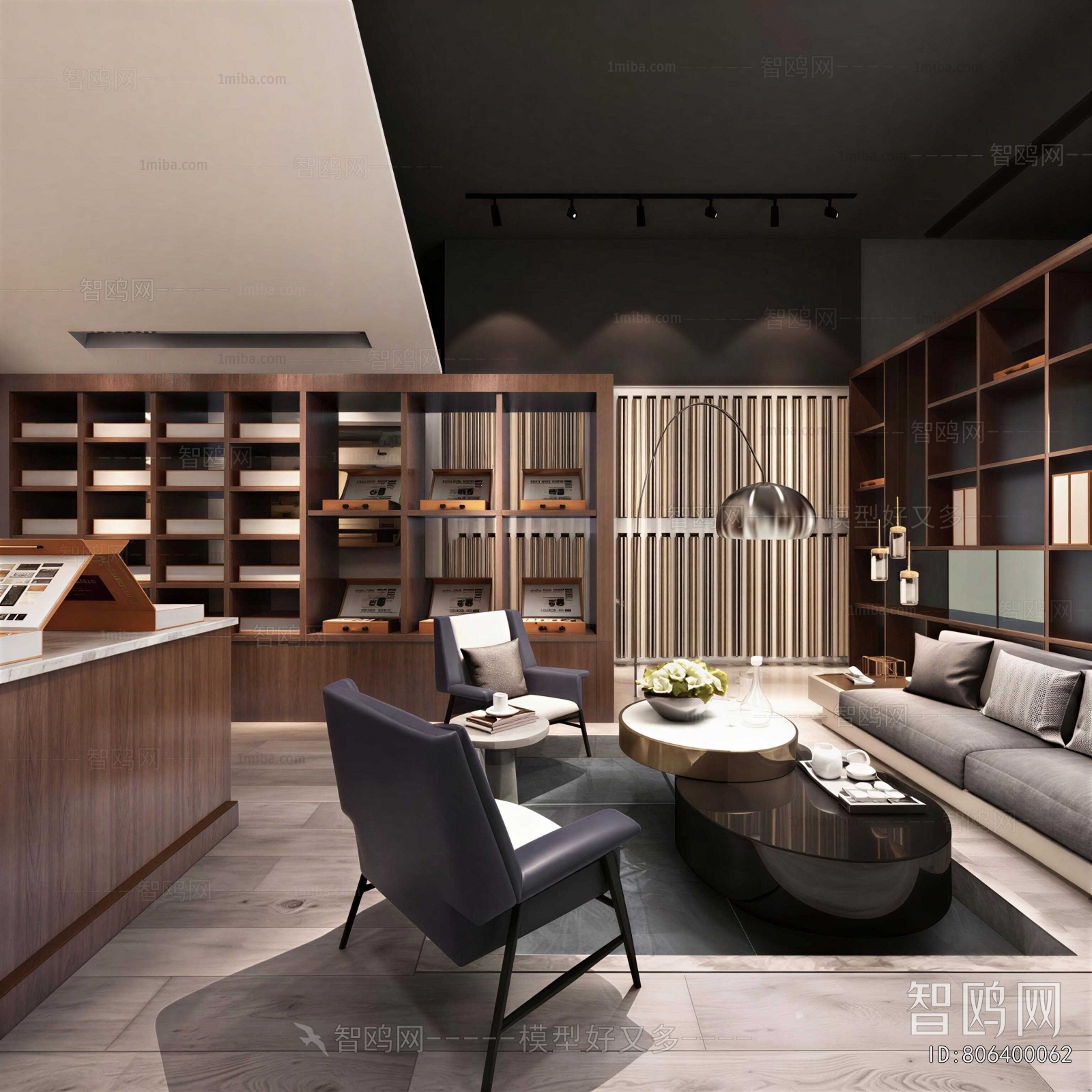 Modern Office Living Room