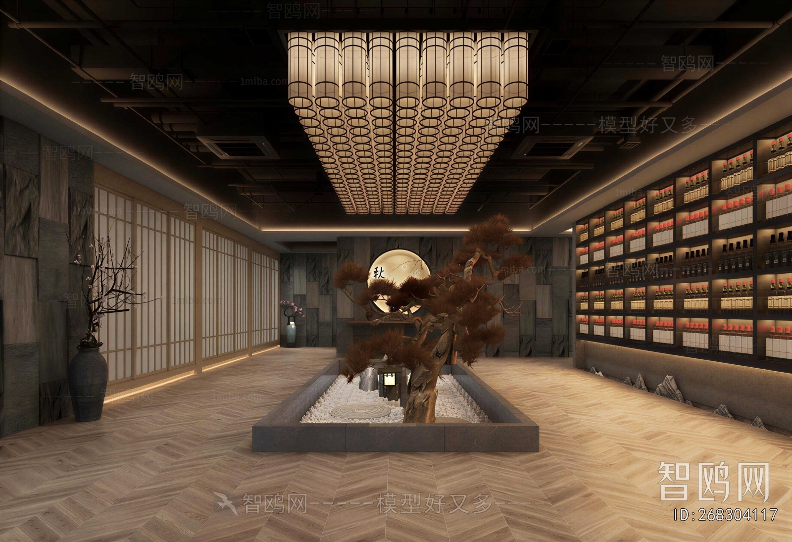 New Chinese Style Exhibition Hall