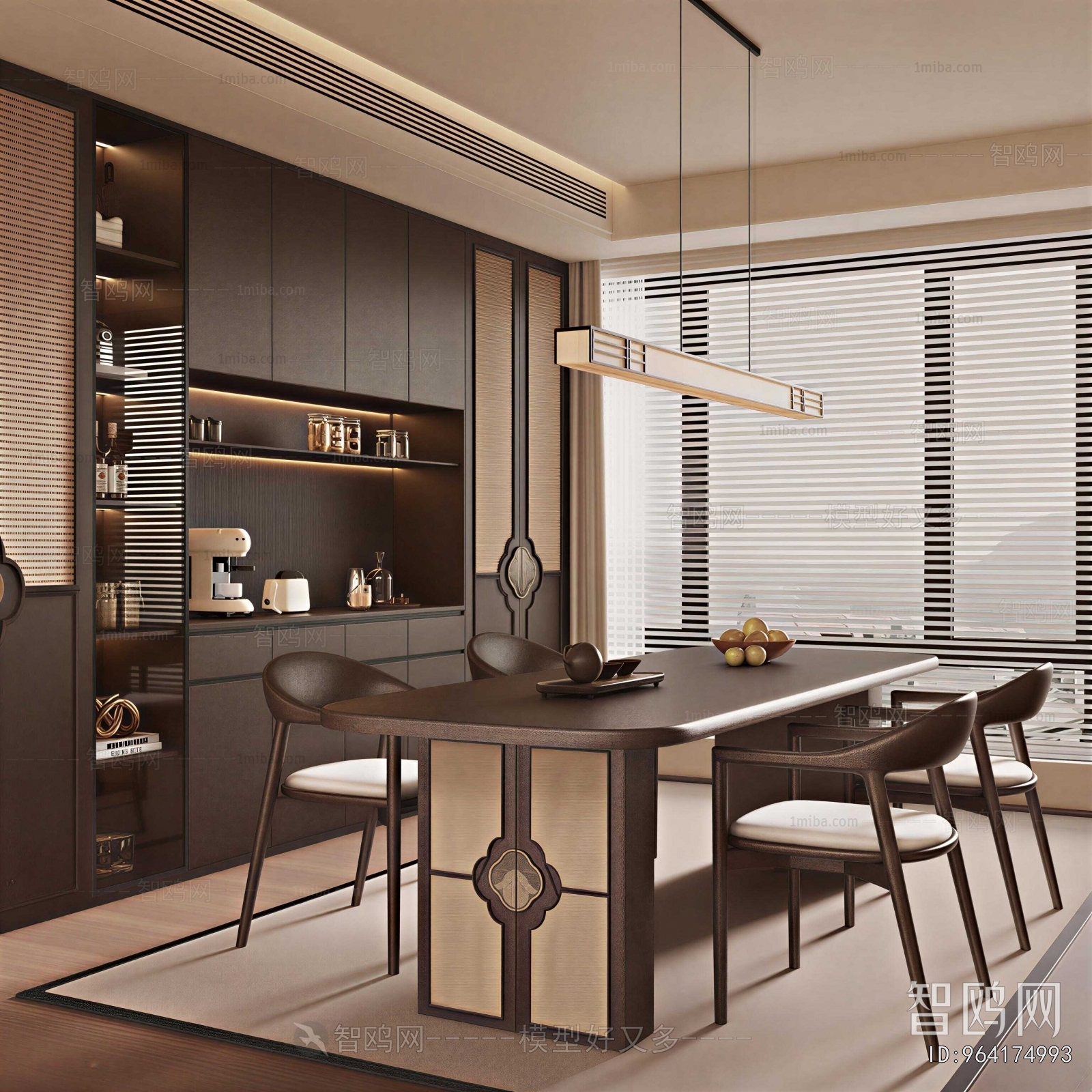 New Chinese Style Dining Room