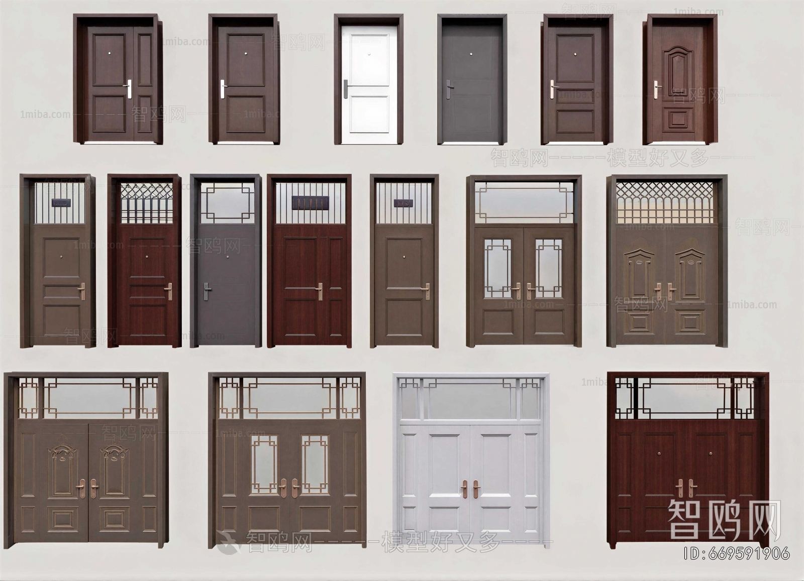 New Chinese Style Door