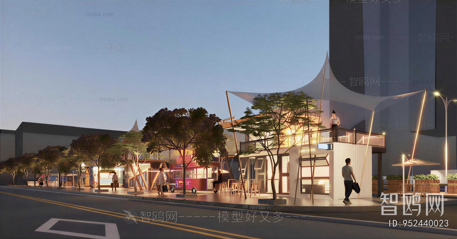 Modern Commercial Street