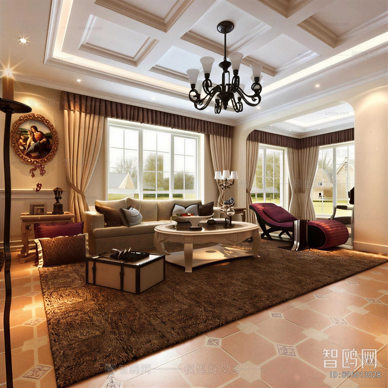 American Style A Living Room