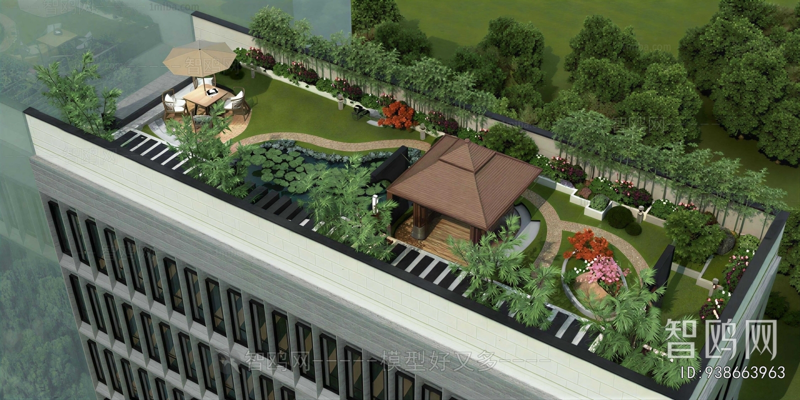 New Chinese Style Terrace