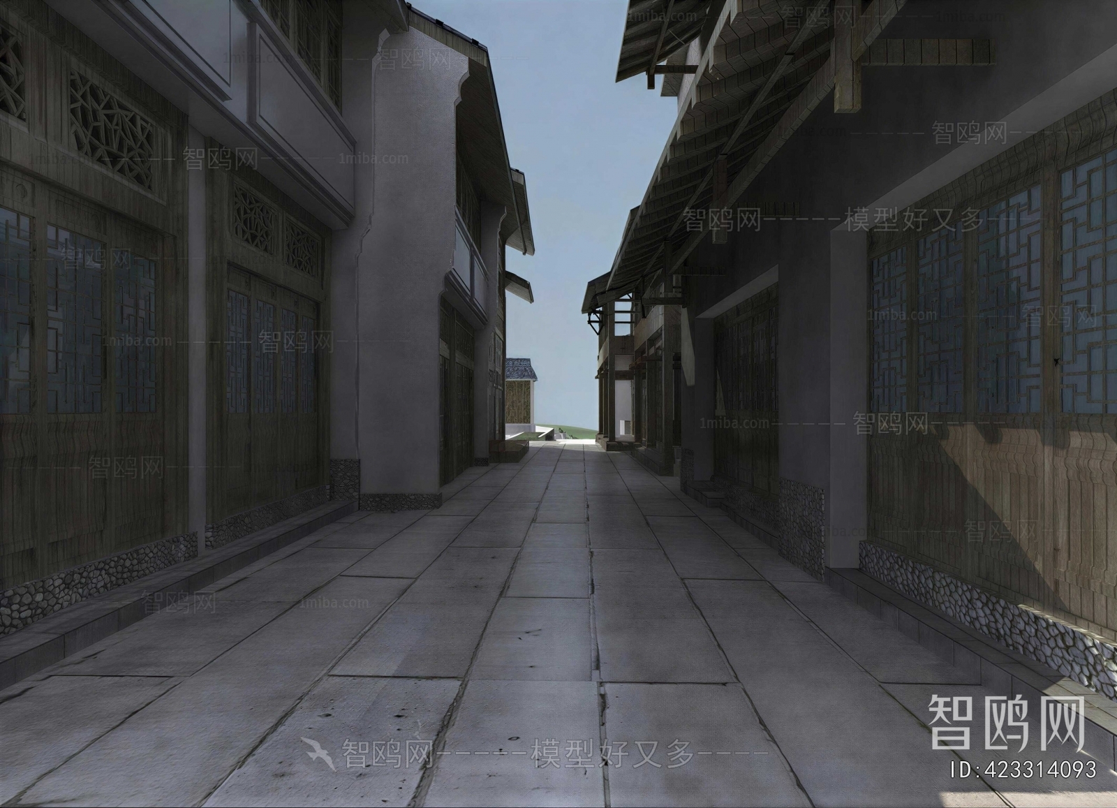 Chinese Style Commercial Street
