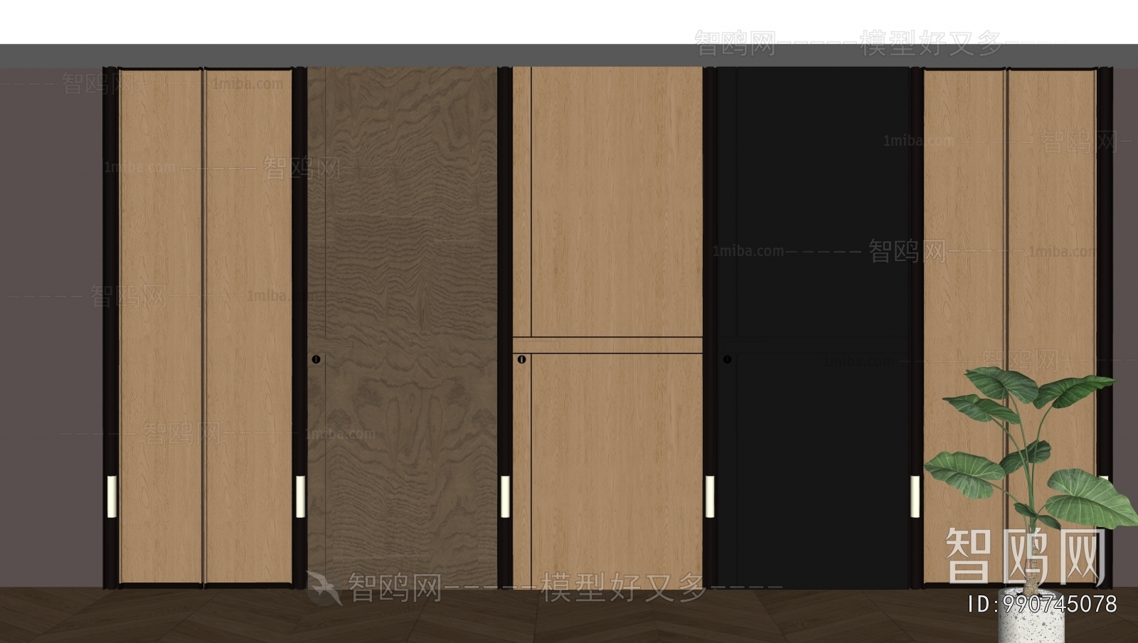 Modern Single Door