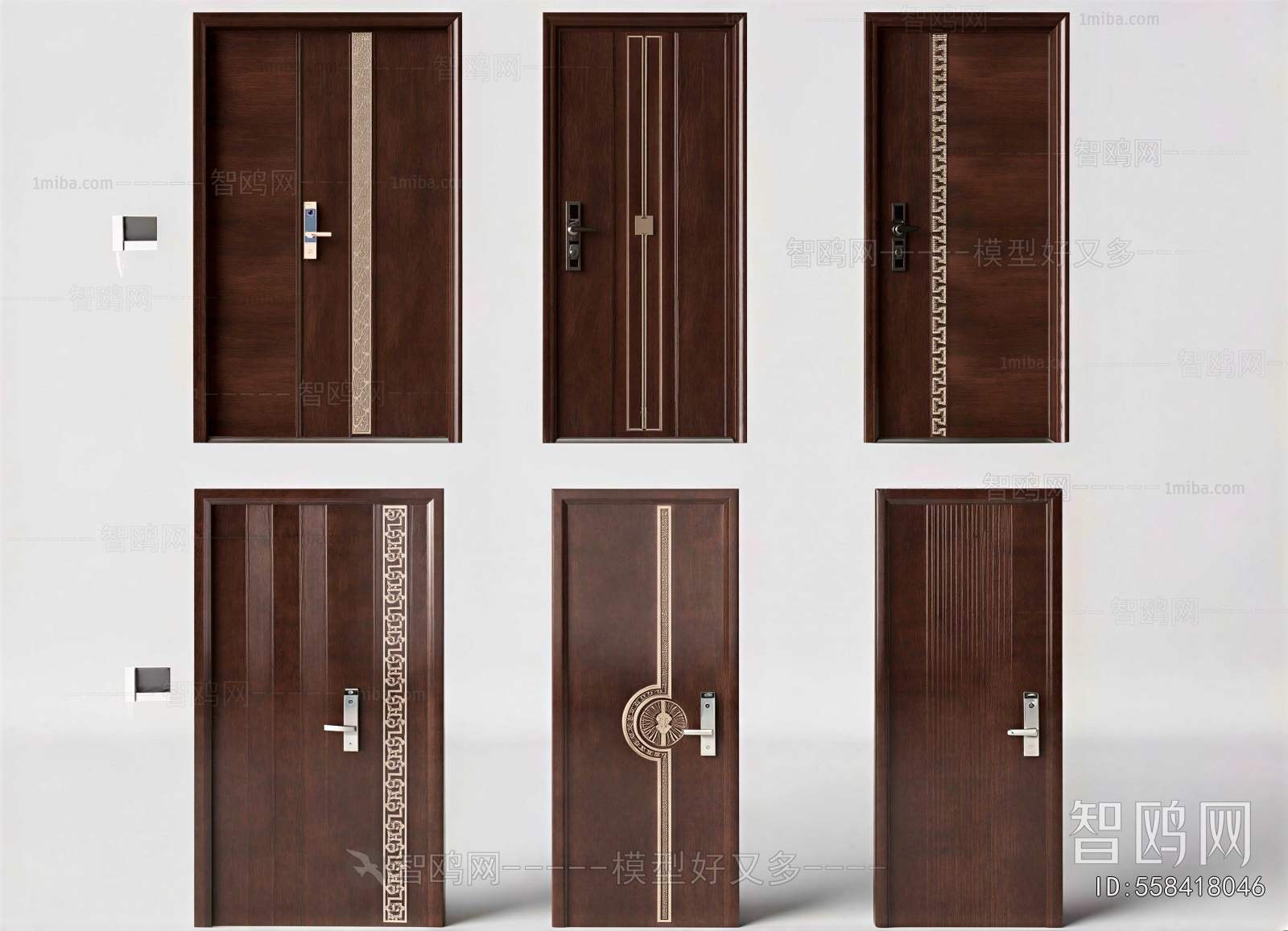 New Chinese Style Entrance Door
