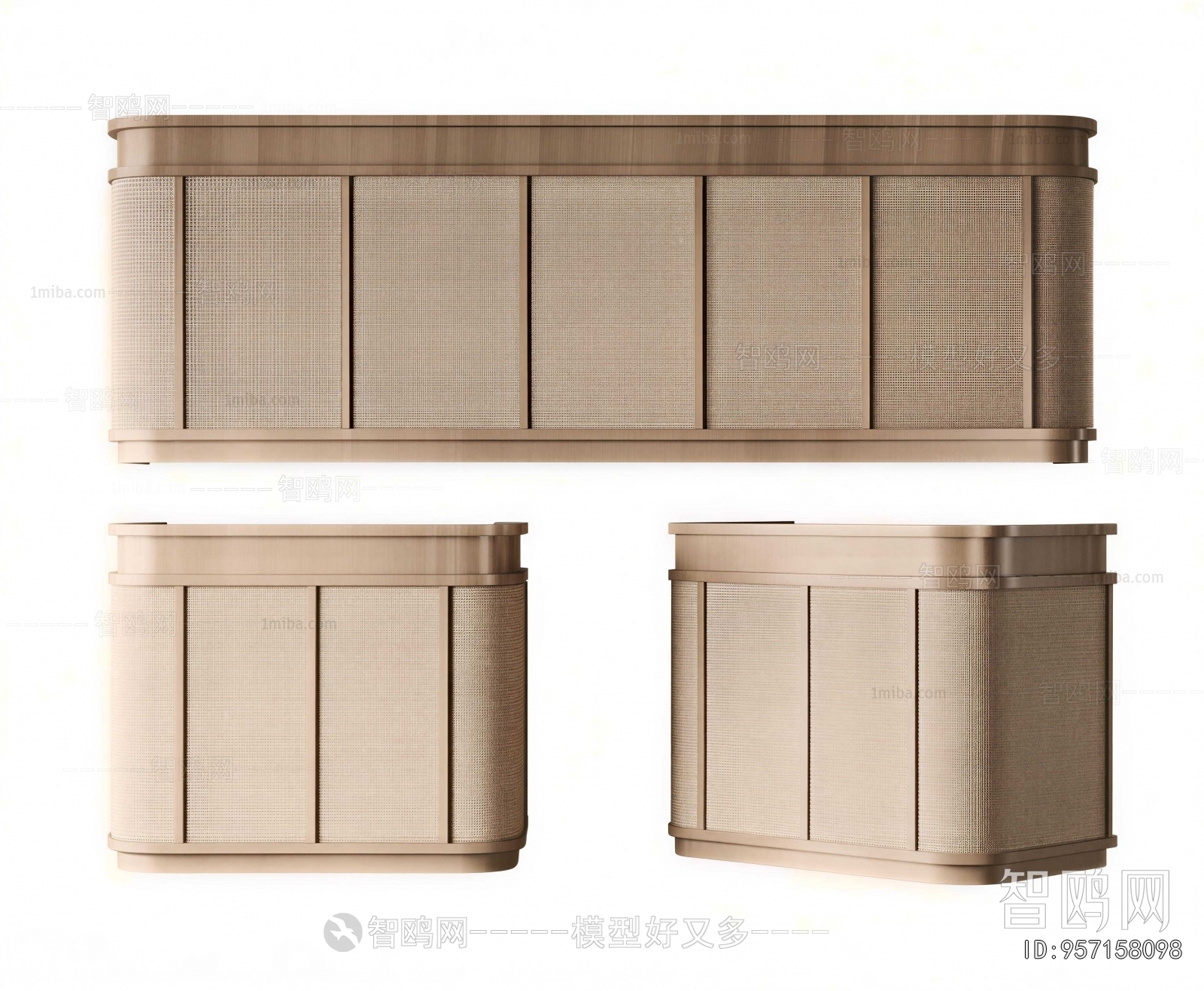 Wabi-sabi Style Reception Desk
