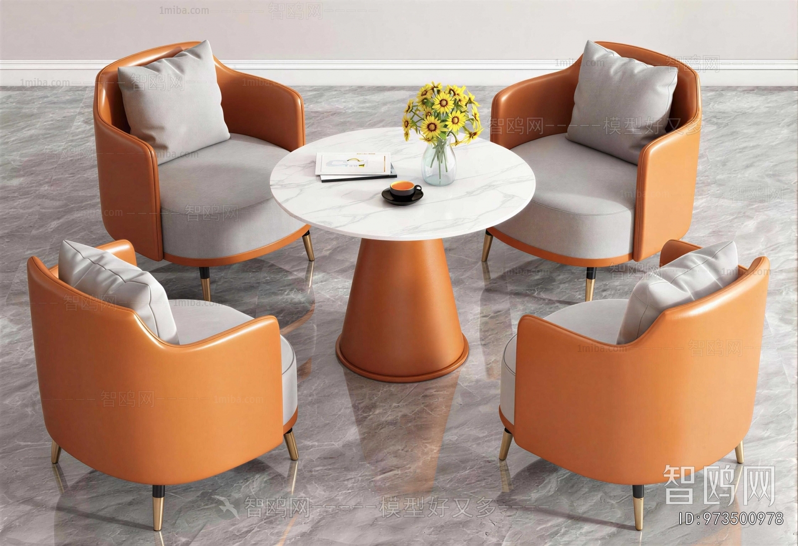 Modern Leisure Table And Chair