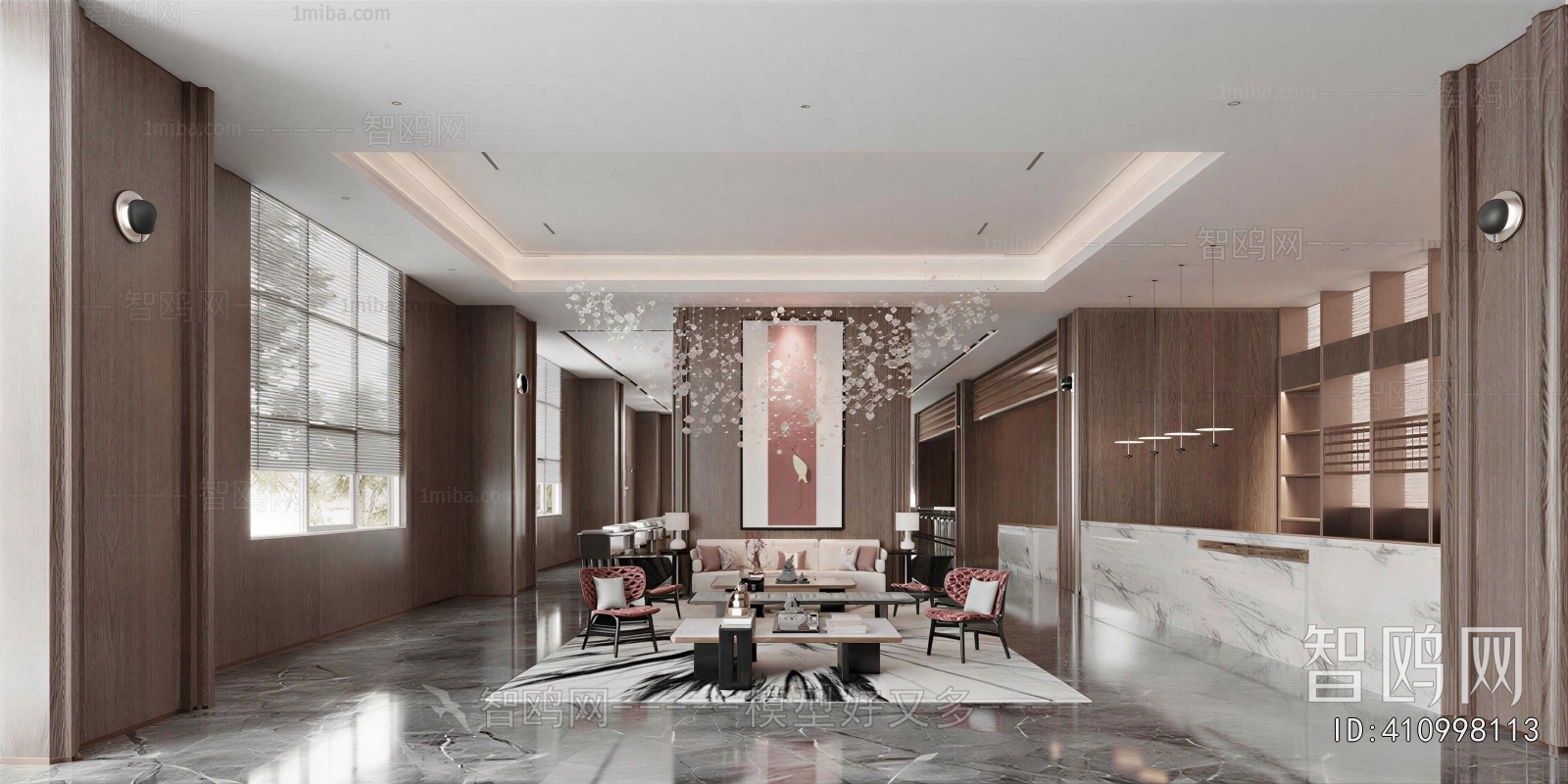 New Chinese Style Lobby Hall