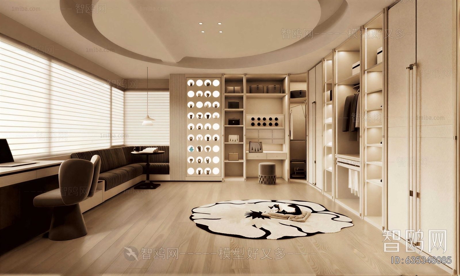 Modern Clothes Storage Area