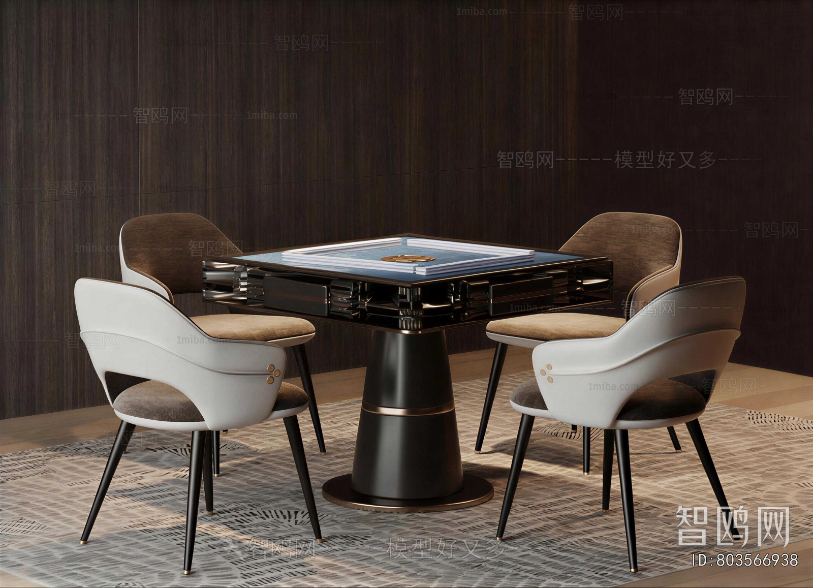 Modern Mahjong Tables And Chairs
