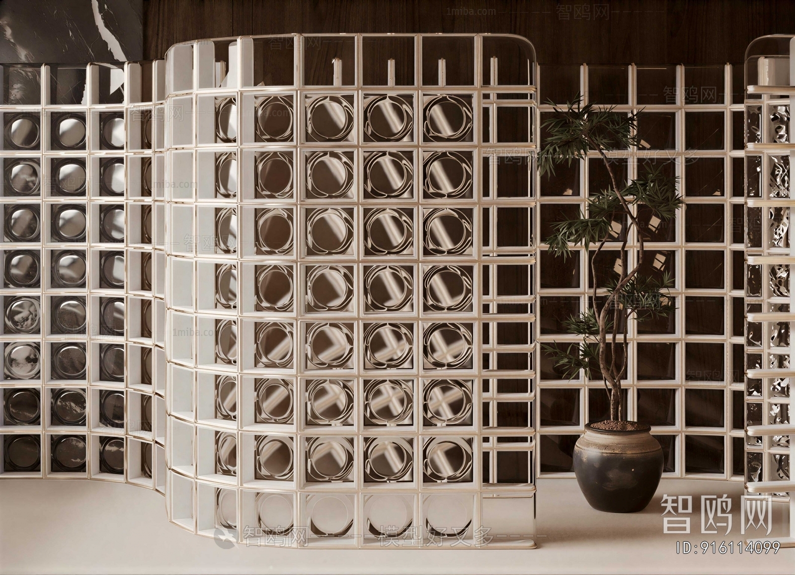 Modern Glass Screen Partition