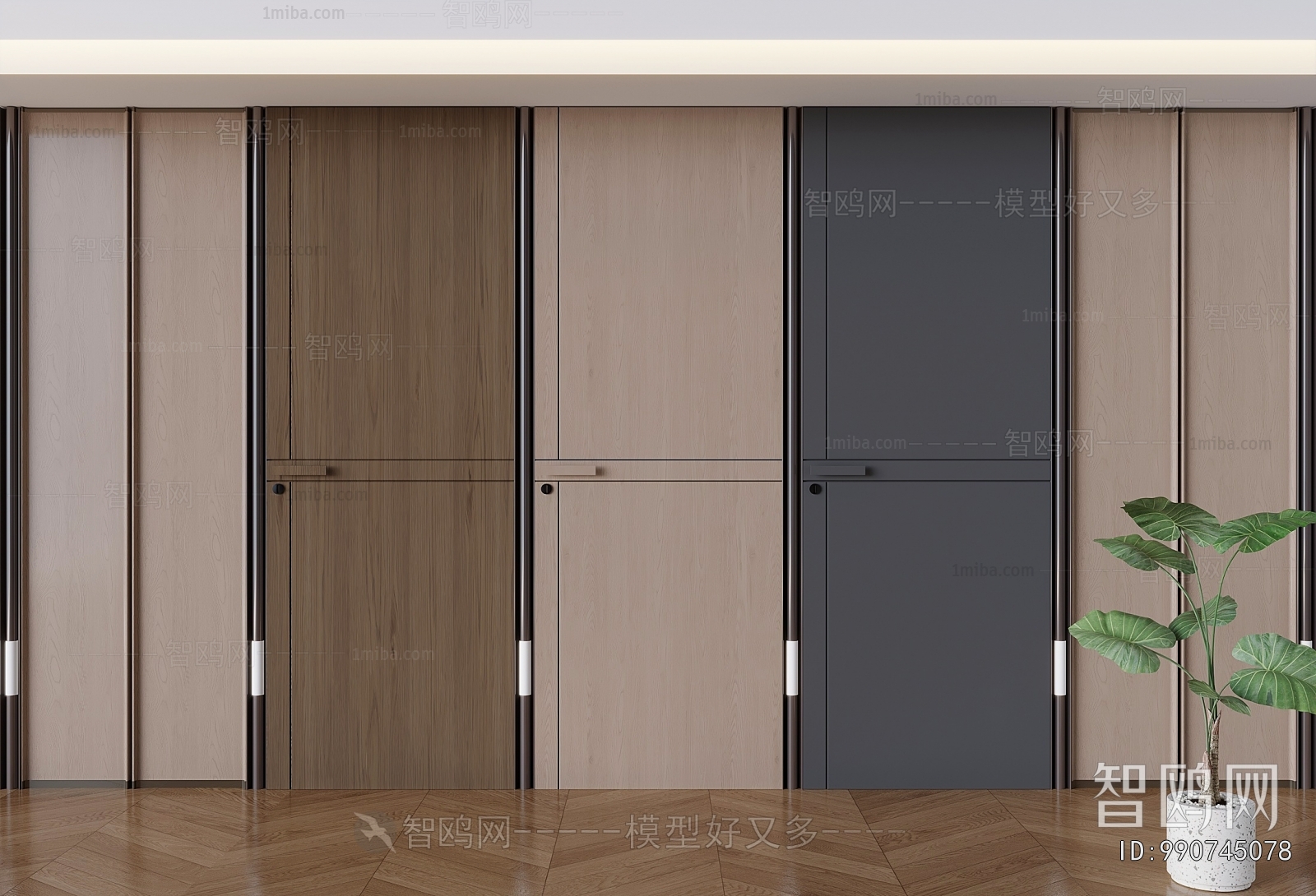 Modern Single Door