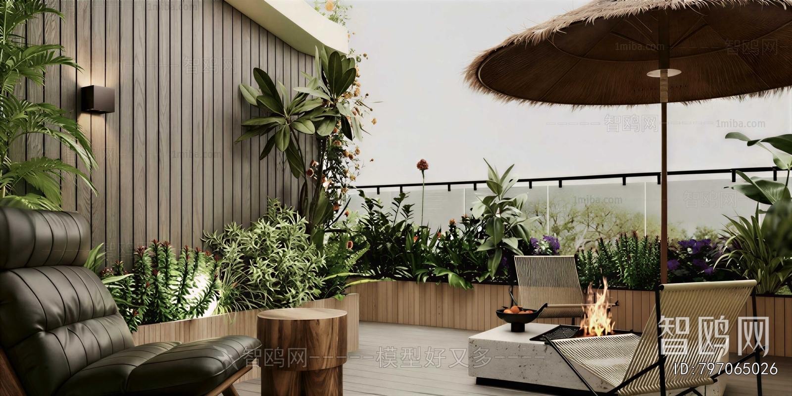 Wabi-sabi Style Terrace
