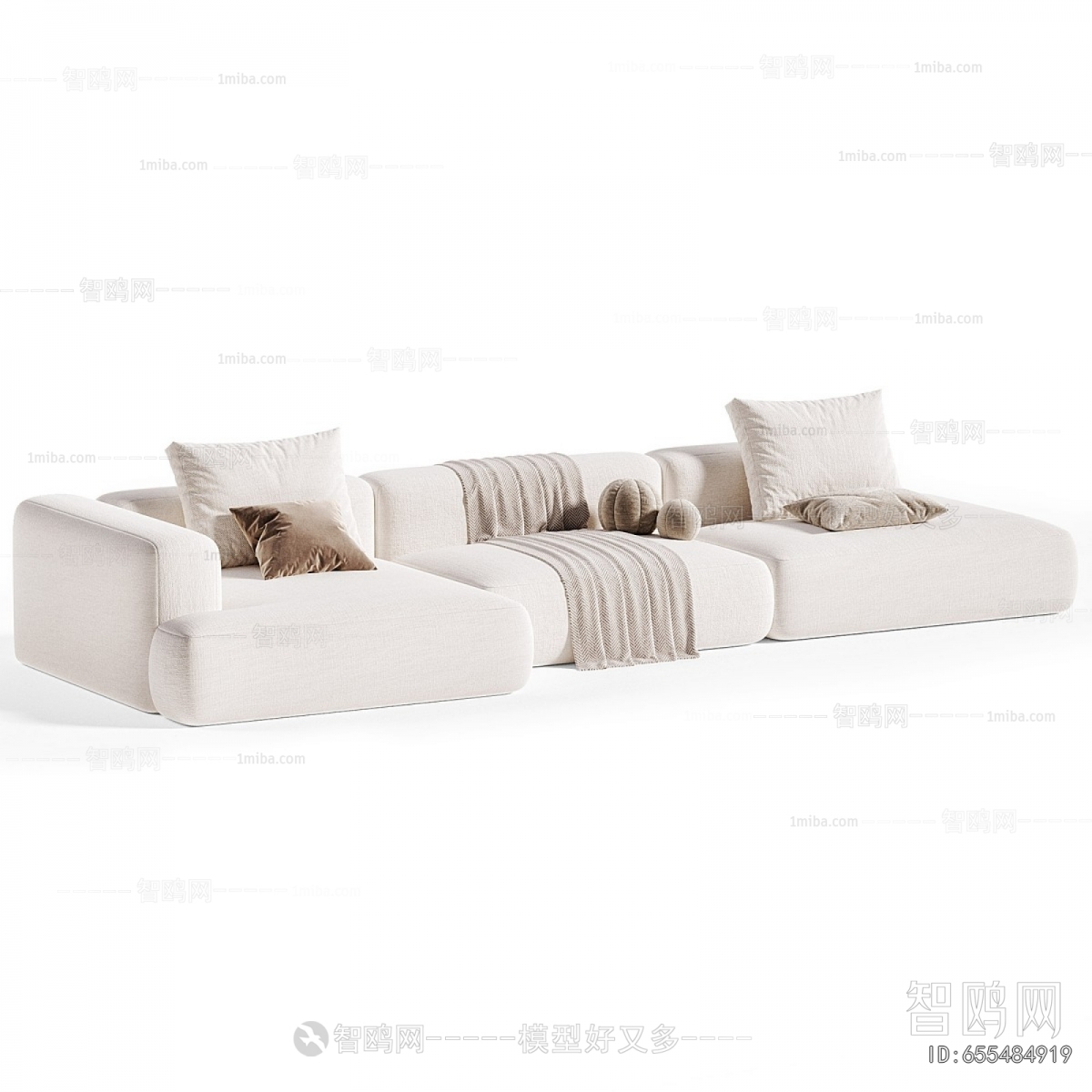 Modern Multi Person Sofa