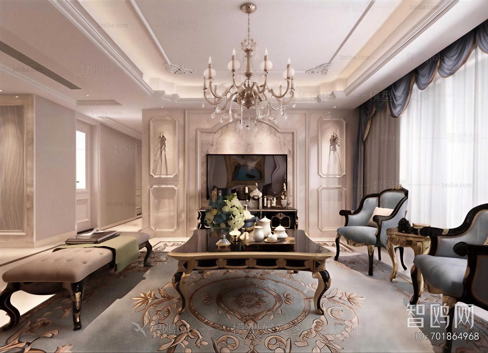 European Style A Living Room