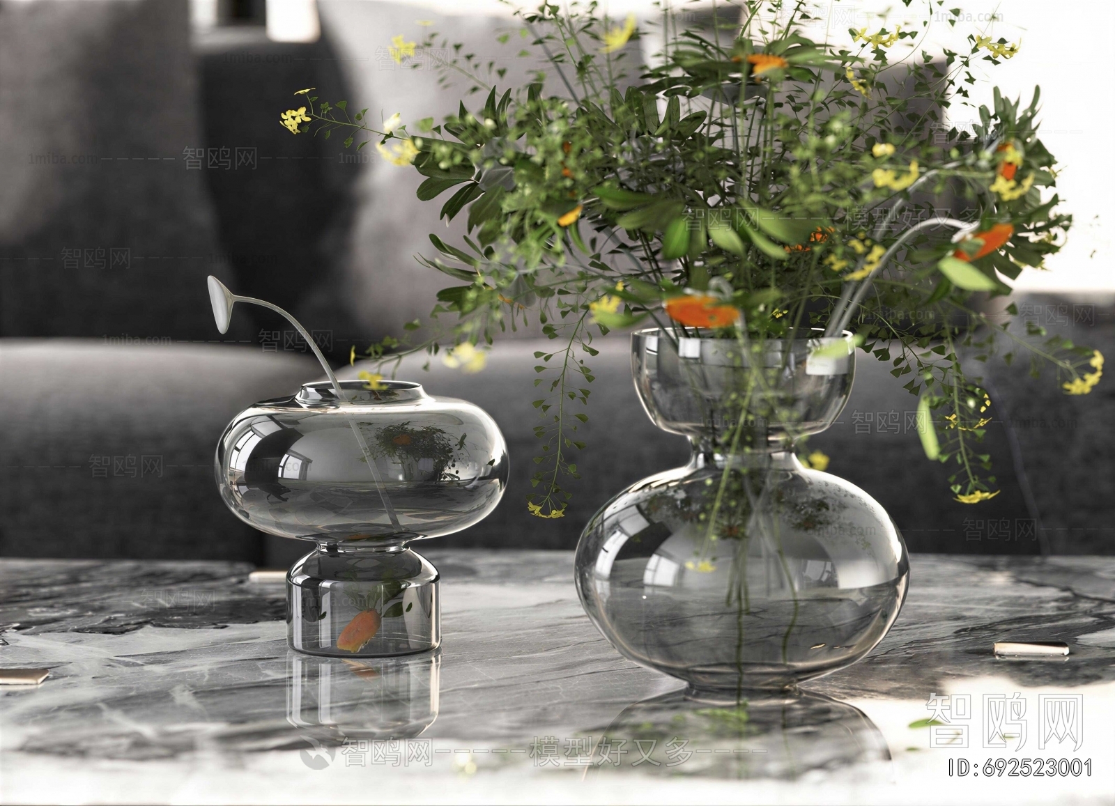 Modern Aquatic Green Plant