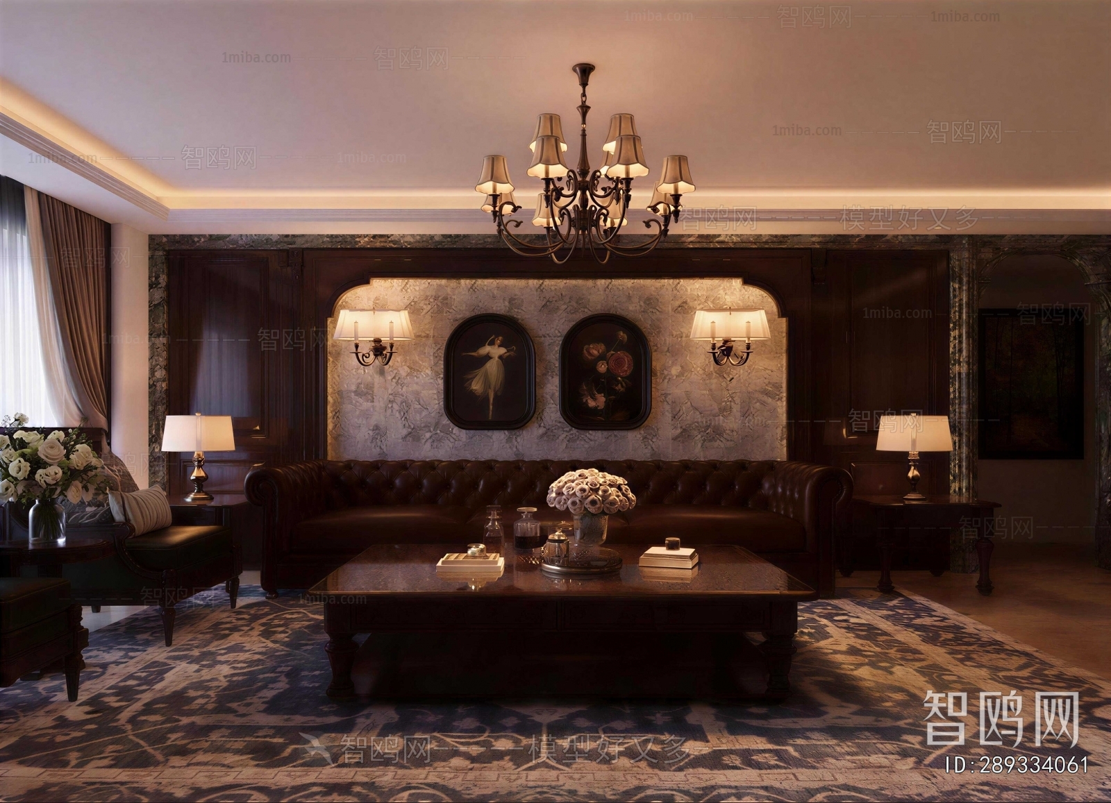 American Style A Living Room