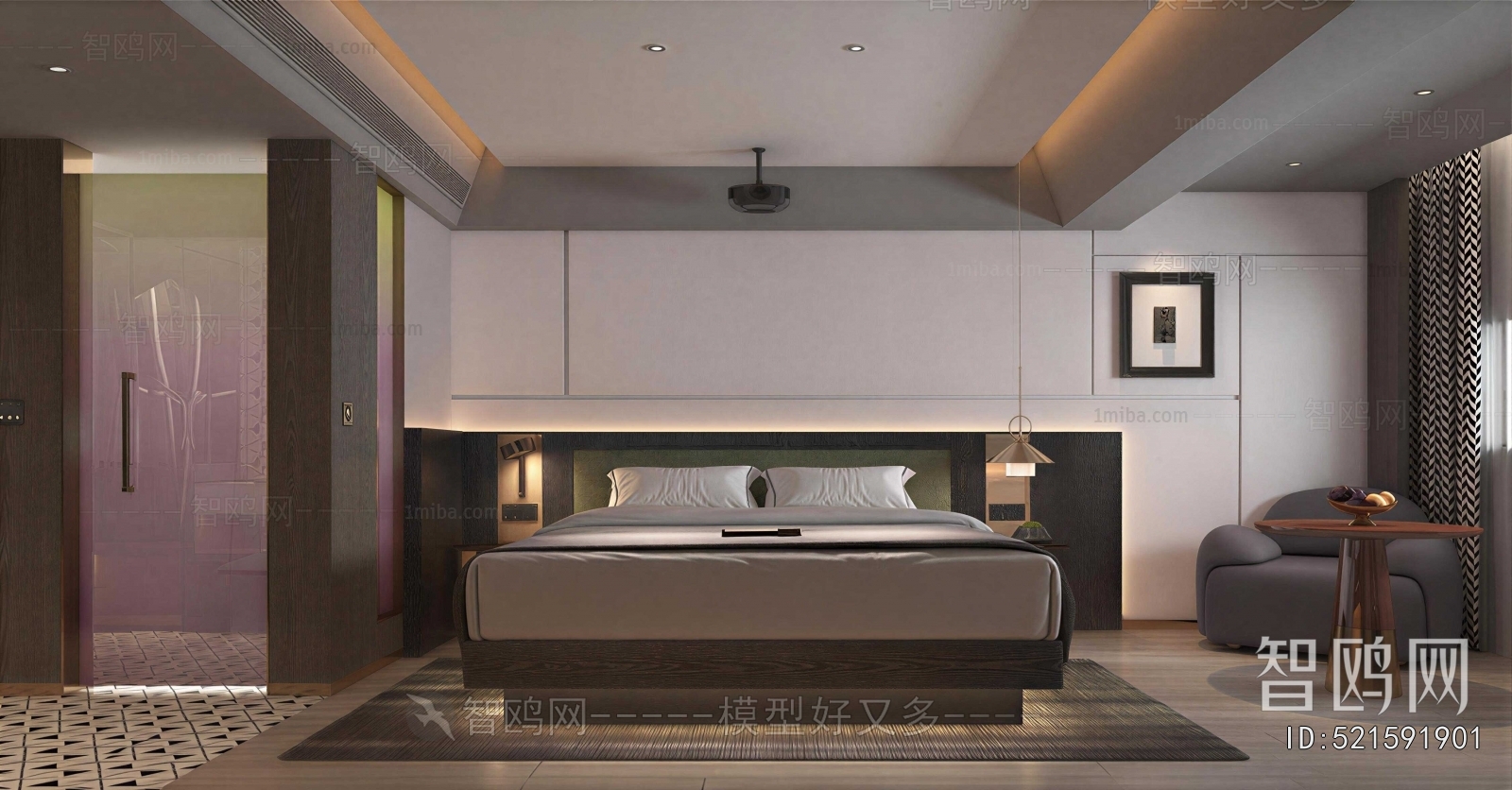 Modern Guest Room